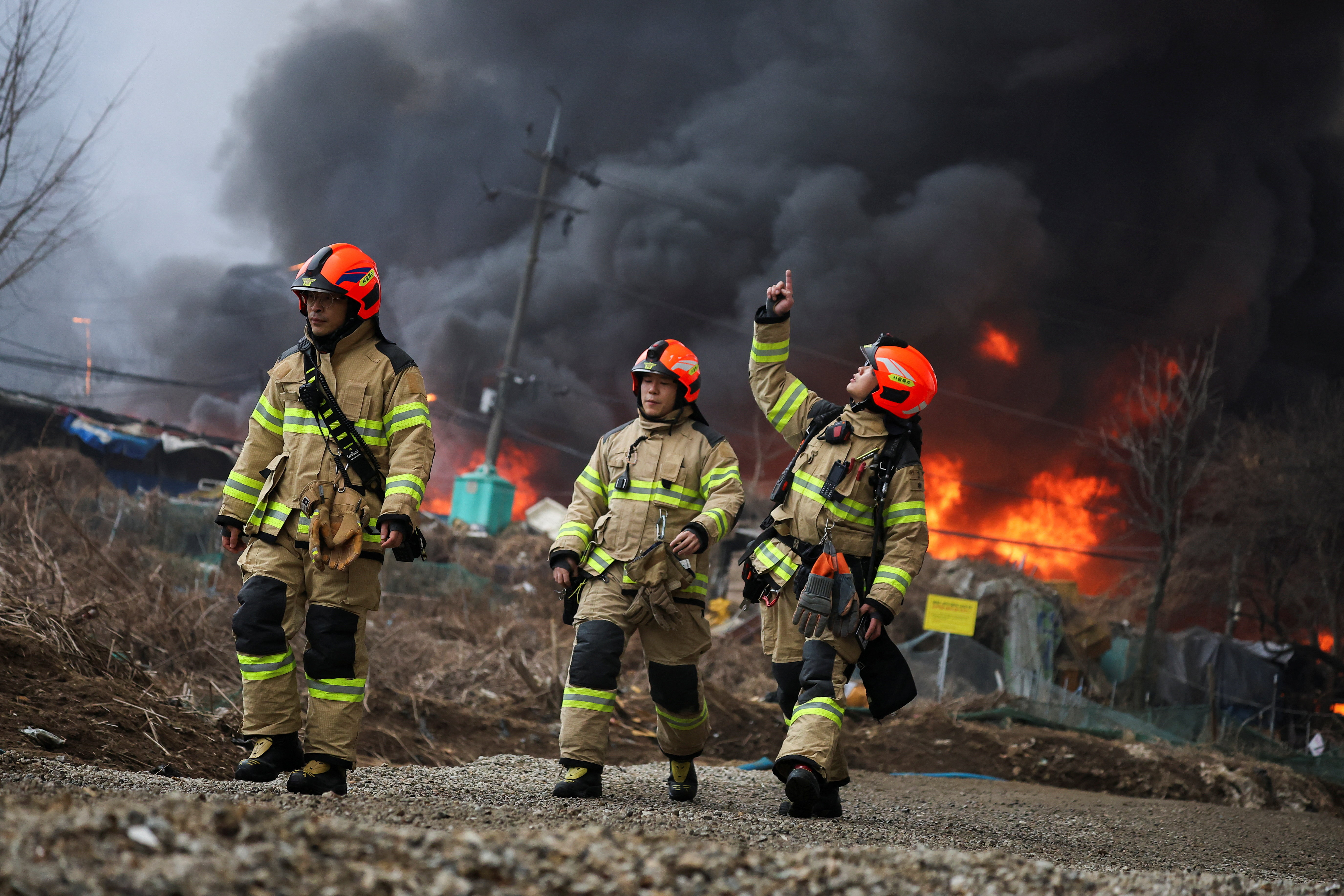 Fire breaks out in Seoul's last-remaining shanty town