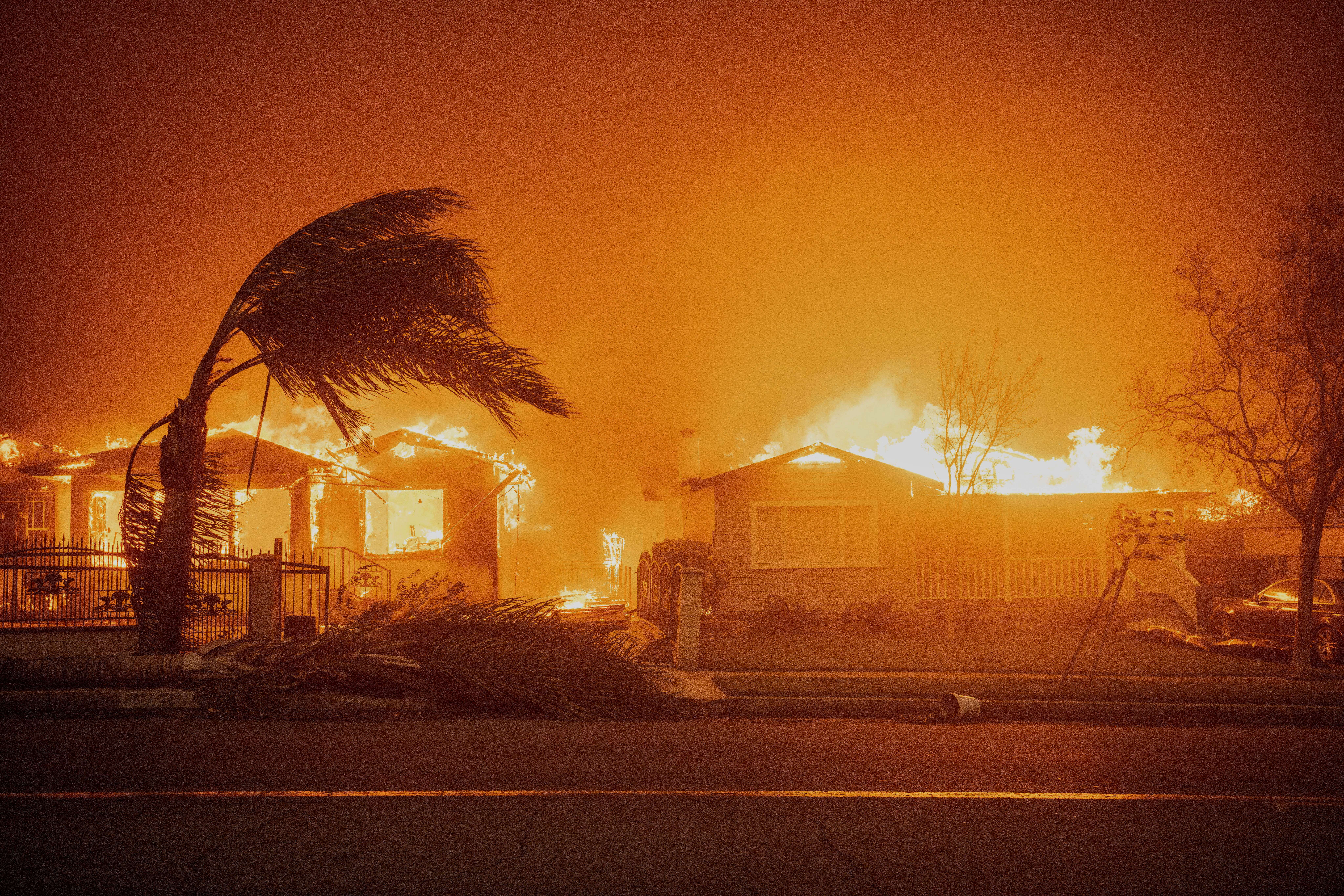Wildfires in 2025 burn homes in southern California