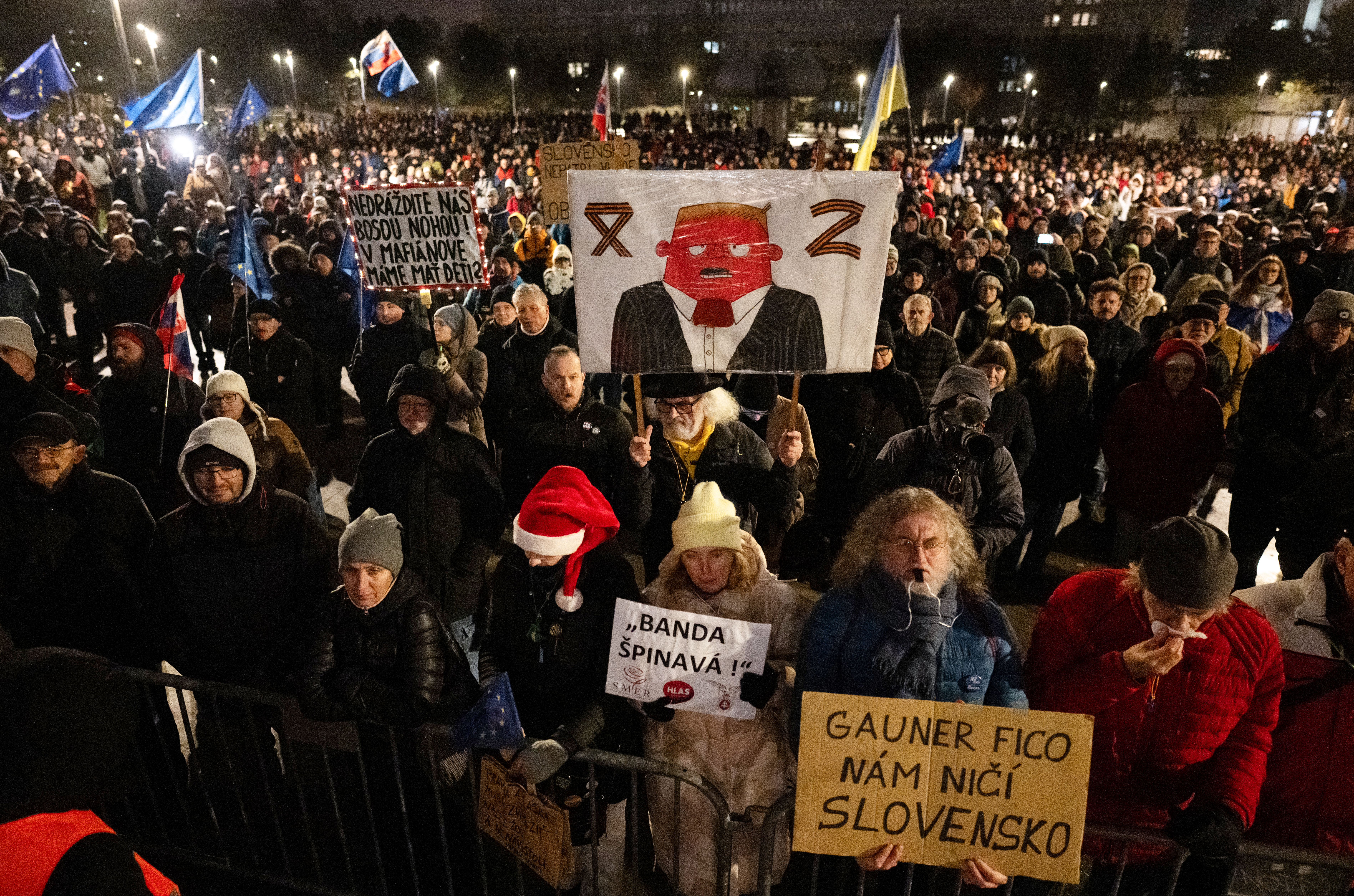 Protest against corruption in Slovakia