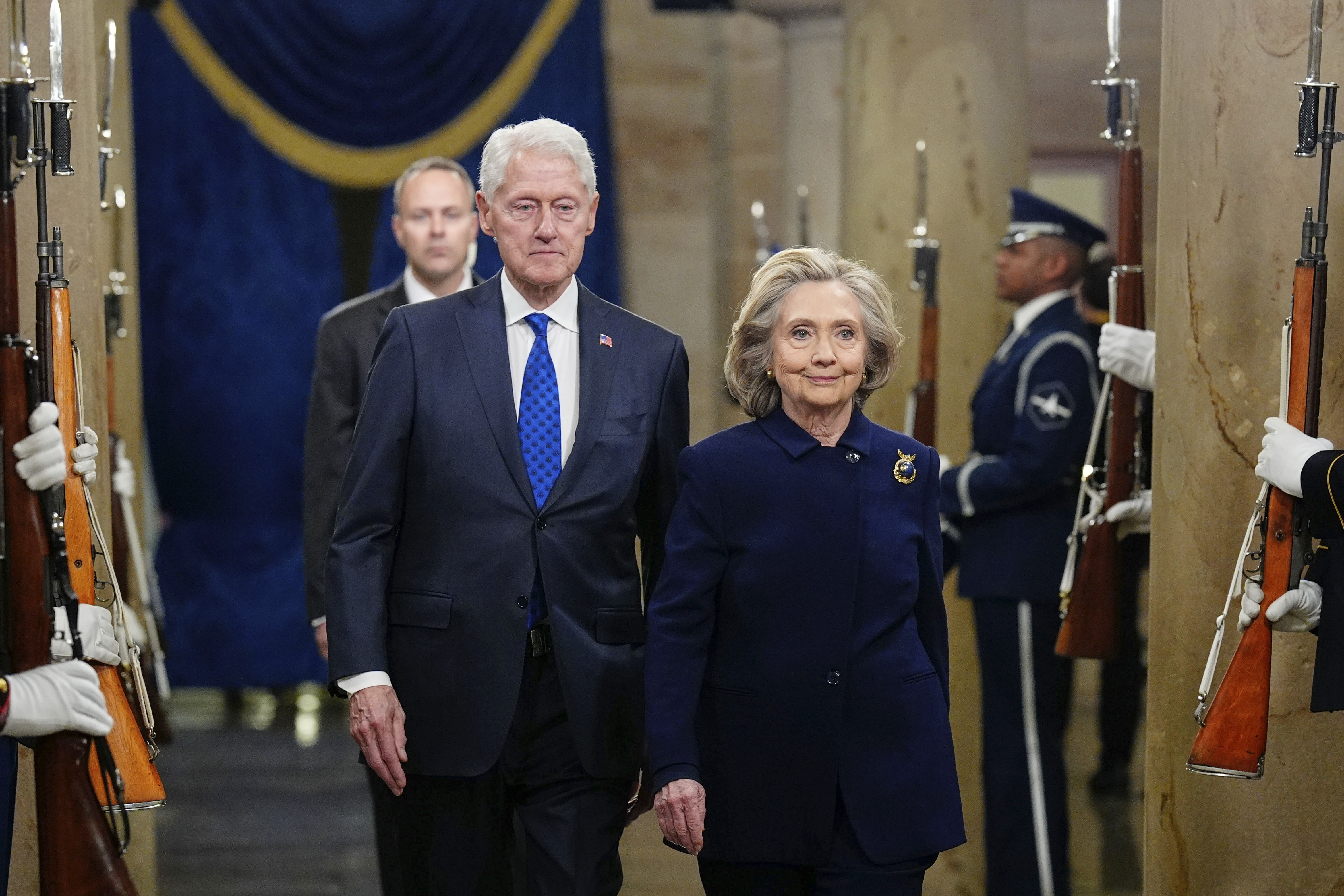 Former President Bill Clinton and former Secretary of State Hillary Clinton.