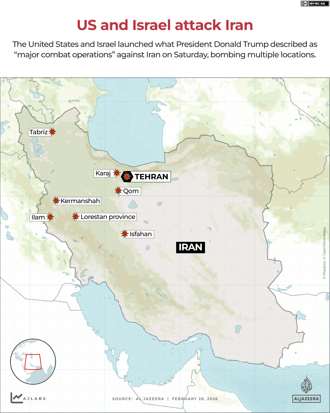INTERACTIVE - IRAN ATTACKS BY ISRAEL - FEB28 2026-1772267240