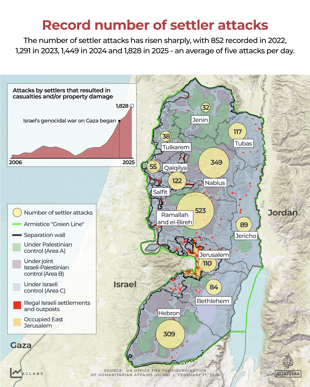 INTERACTIVE - Settler attacks across theoccupied West Bank (2024-2025)-west bank - October 14, 2025-1771321248