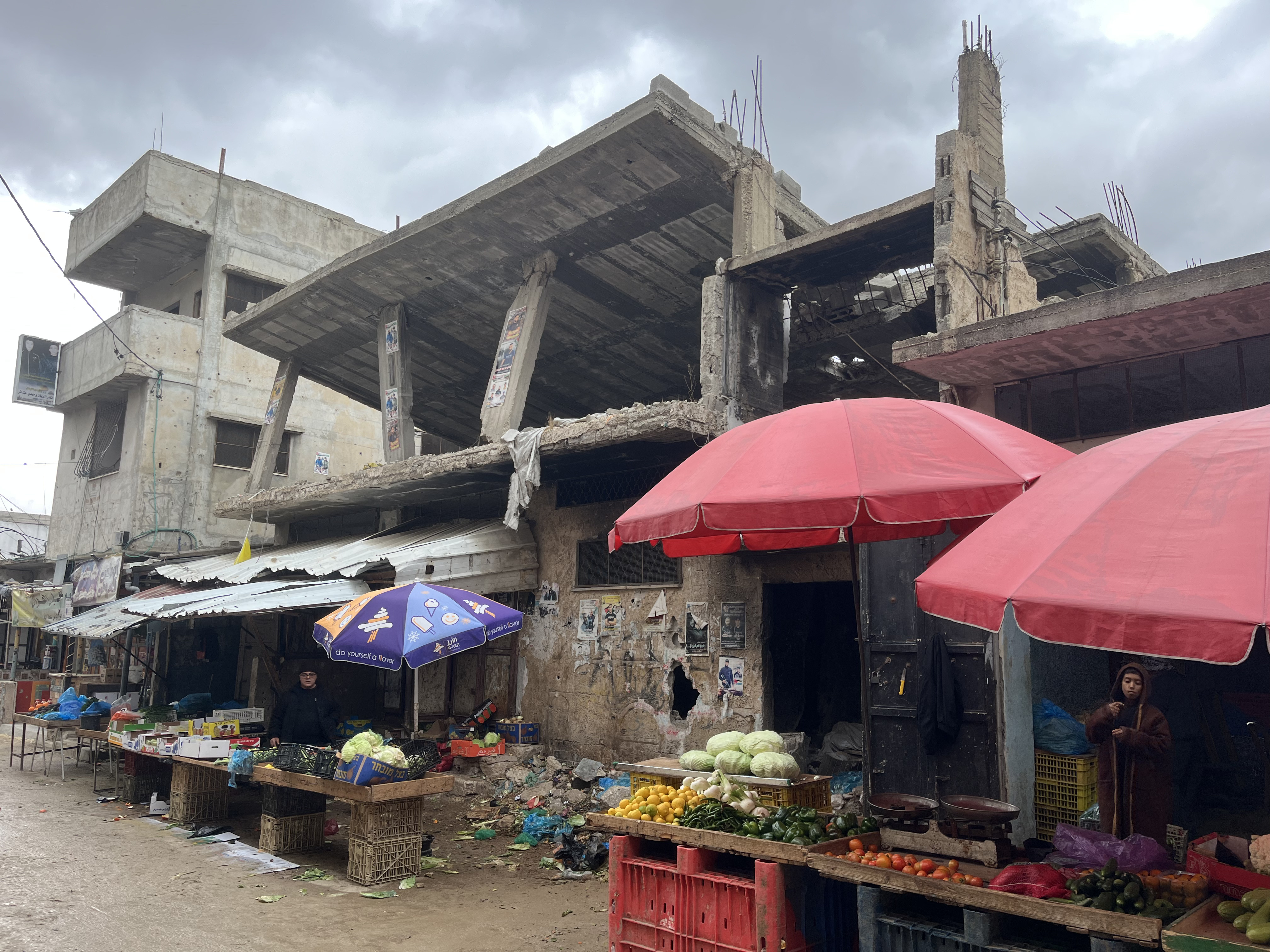 A street in the Balata refugee camp