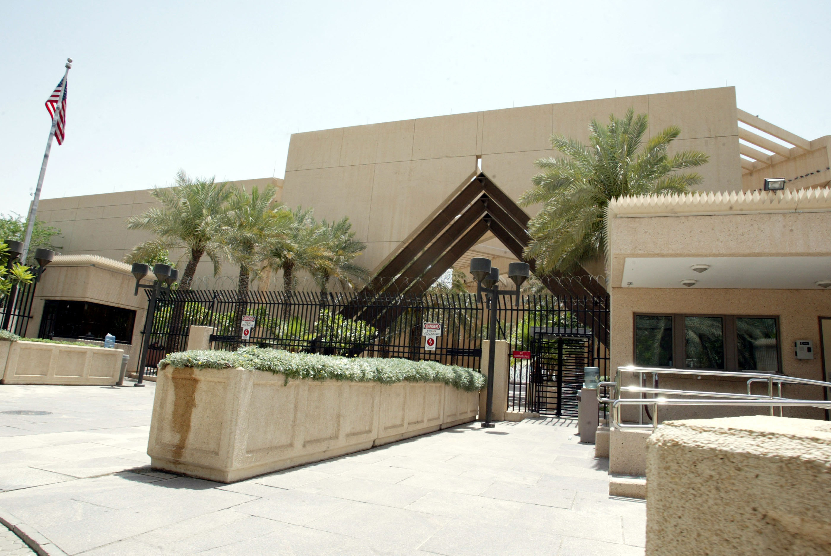 General view of the US Embassy in Riyadh in 2005