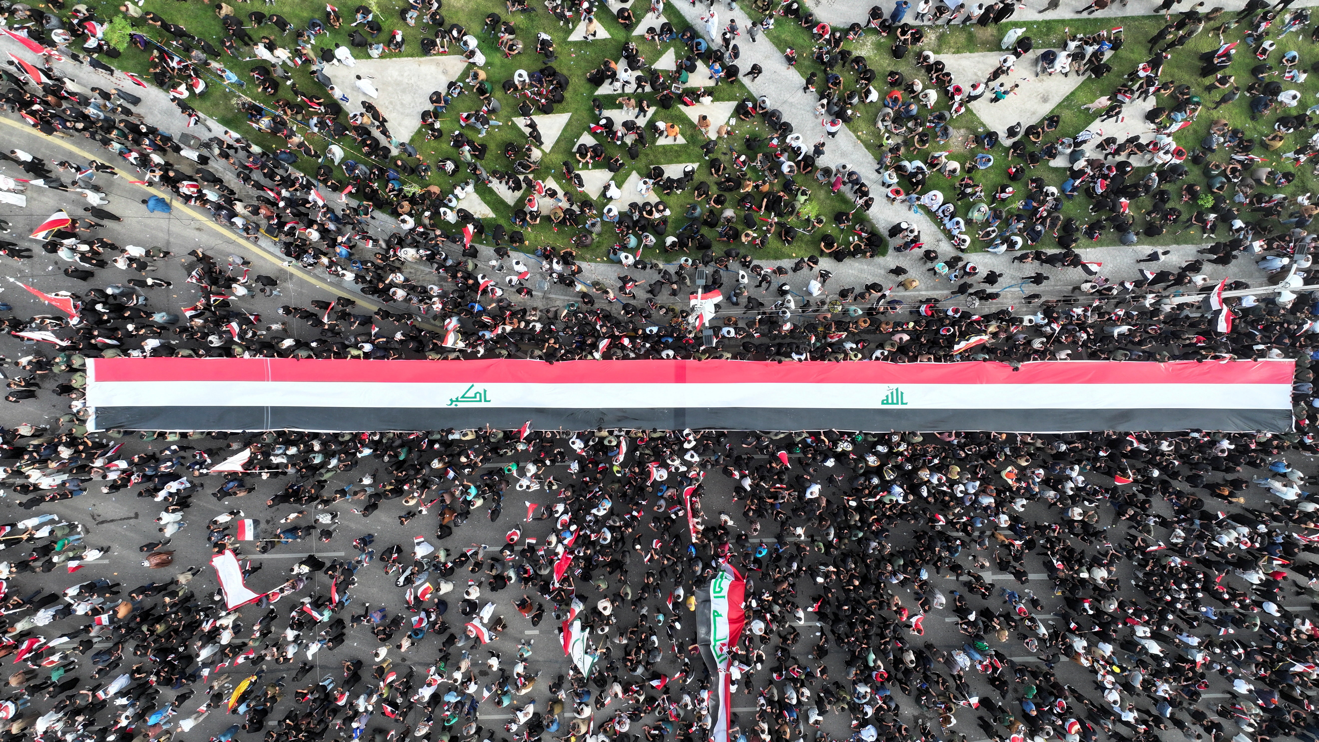 Thousands rally in Iraq against US-Israeli regional aggression