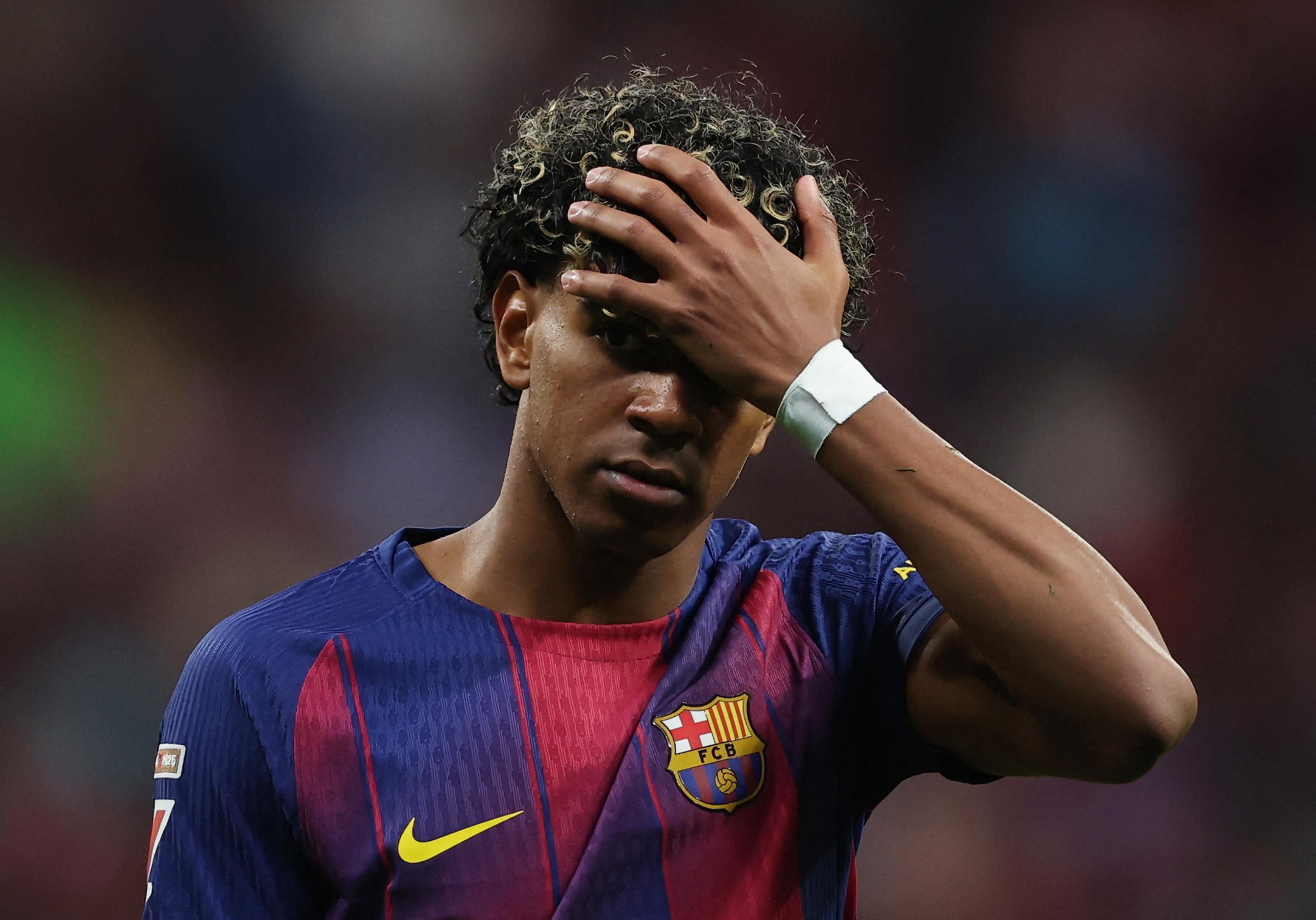 Barcelona's Lamine Yamal