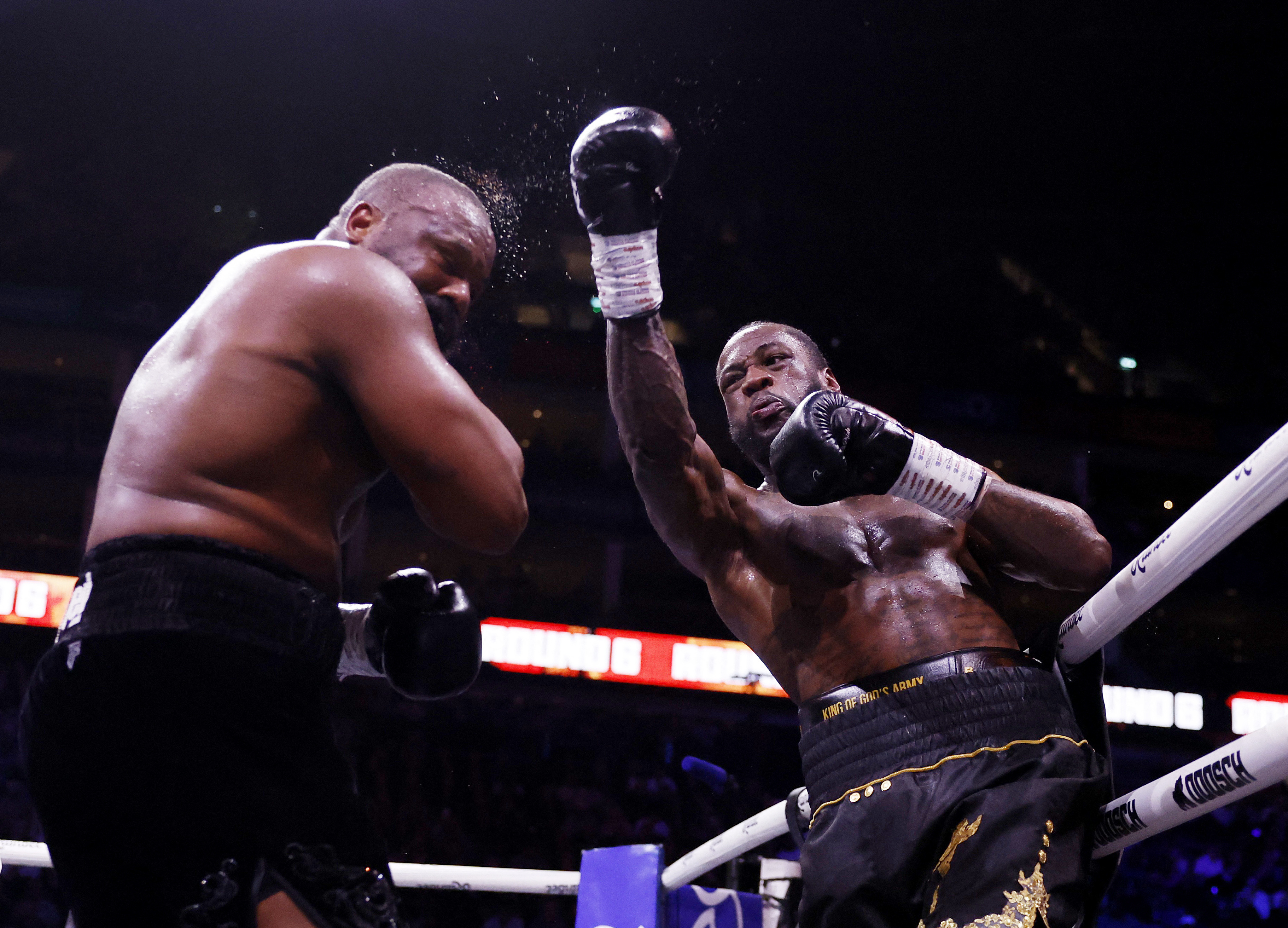 Boxing - Derek Chisora v Deontay Wilder - O2 Arena, London, Britain - April 4, 2026 Derek Chisora in action against Deontay Wilder Action Images via Reuters/Peter Cziborra