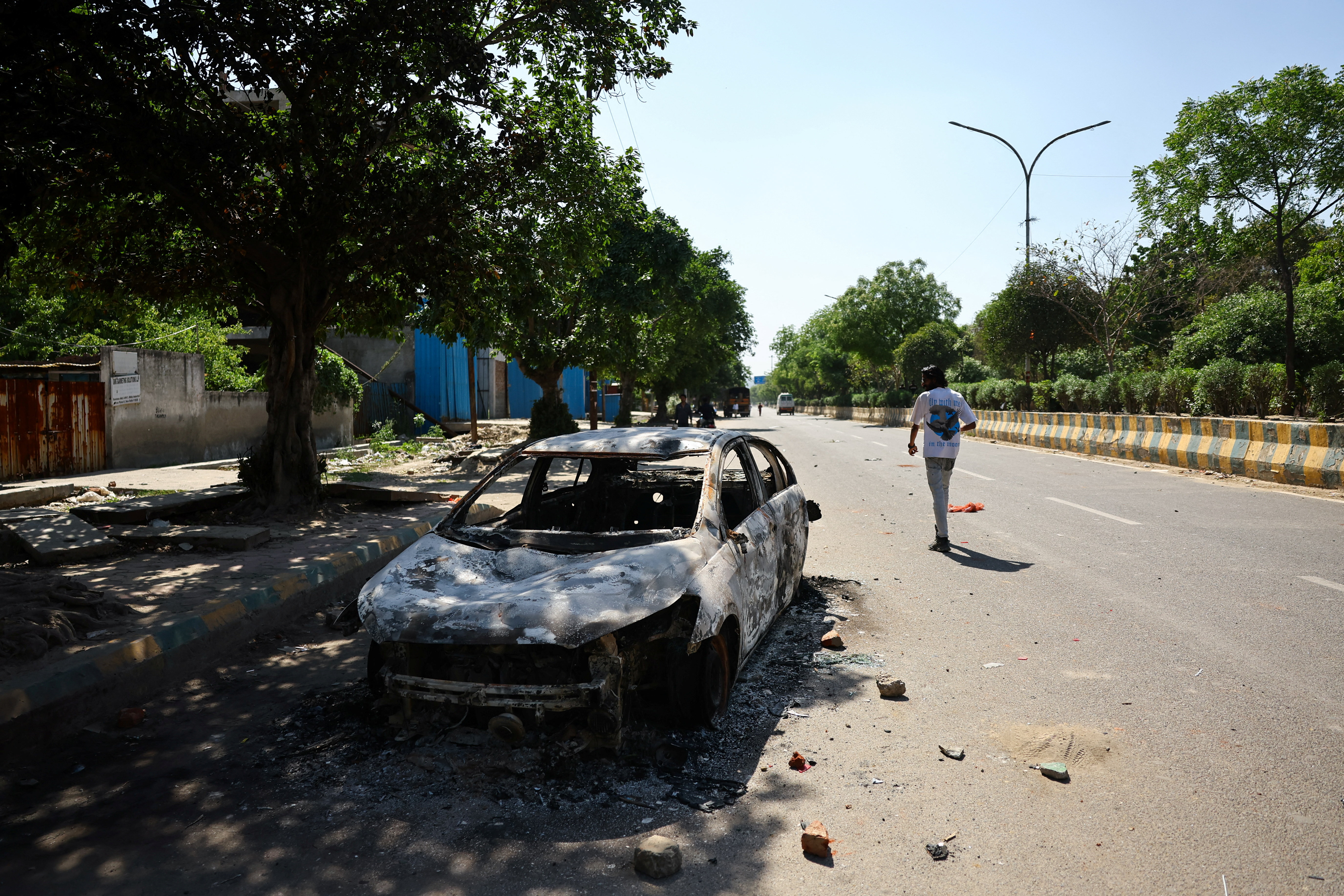 India workers protest