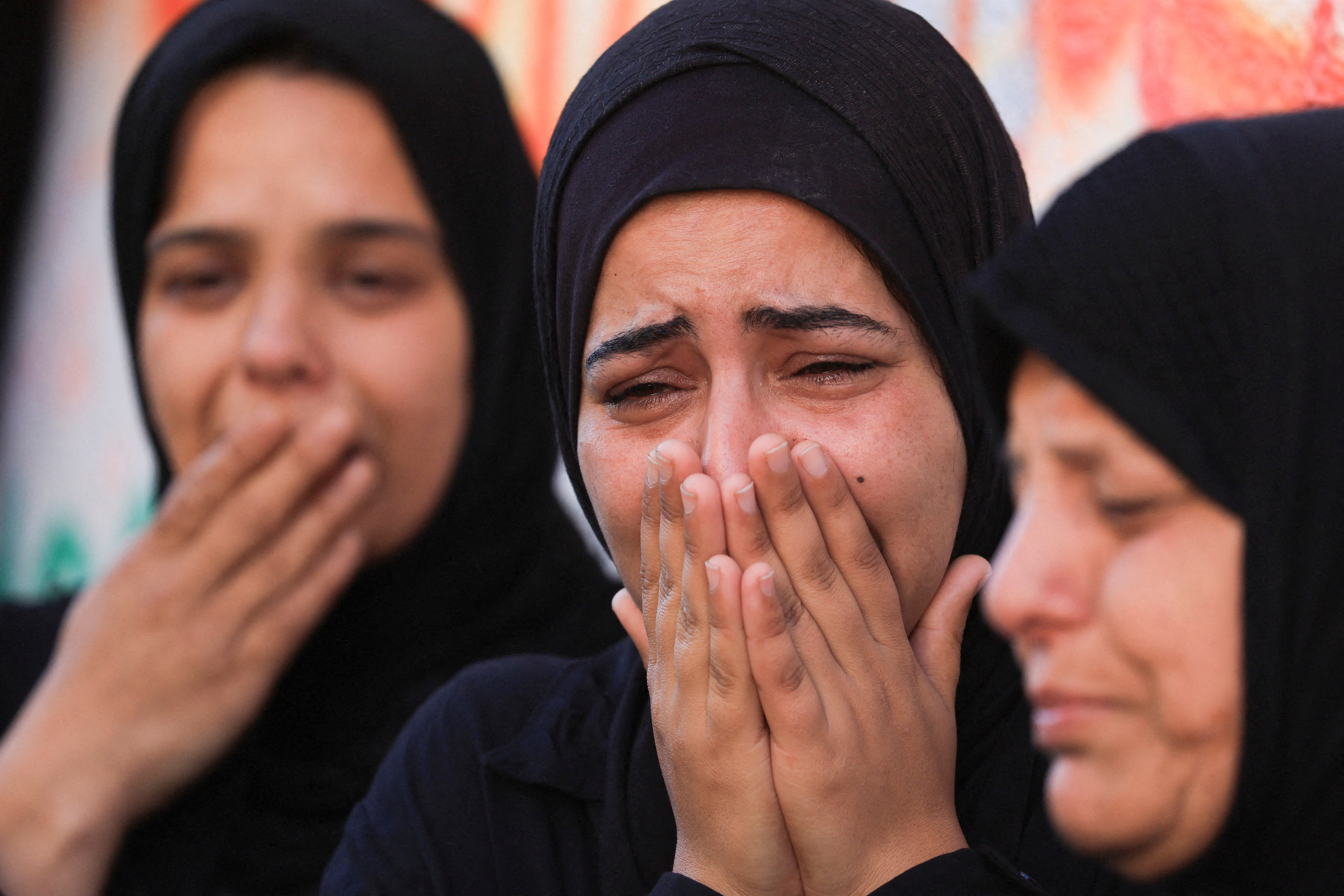 Women crying