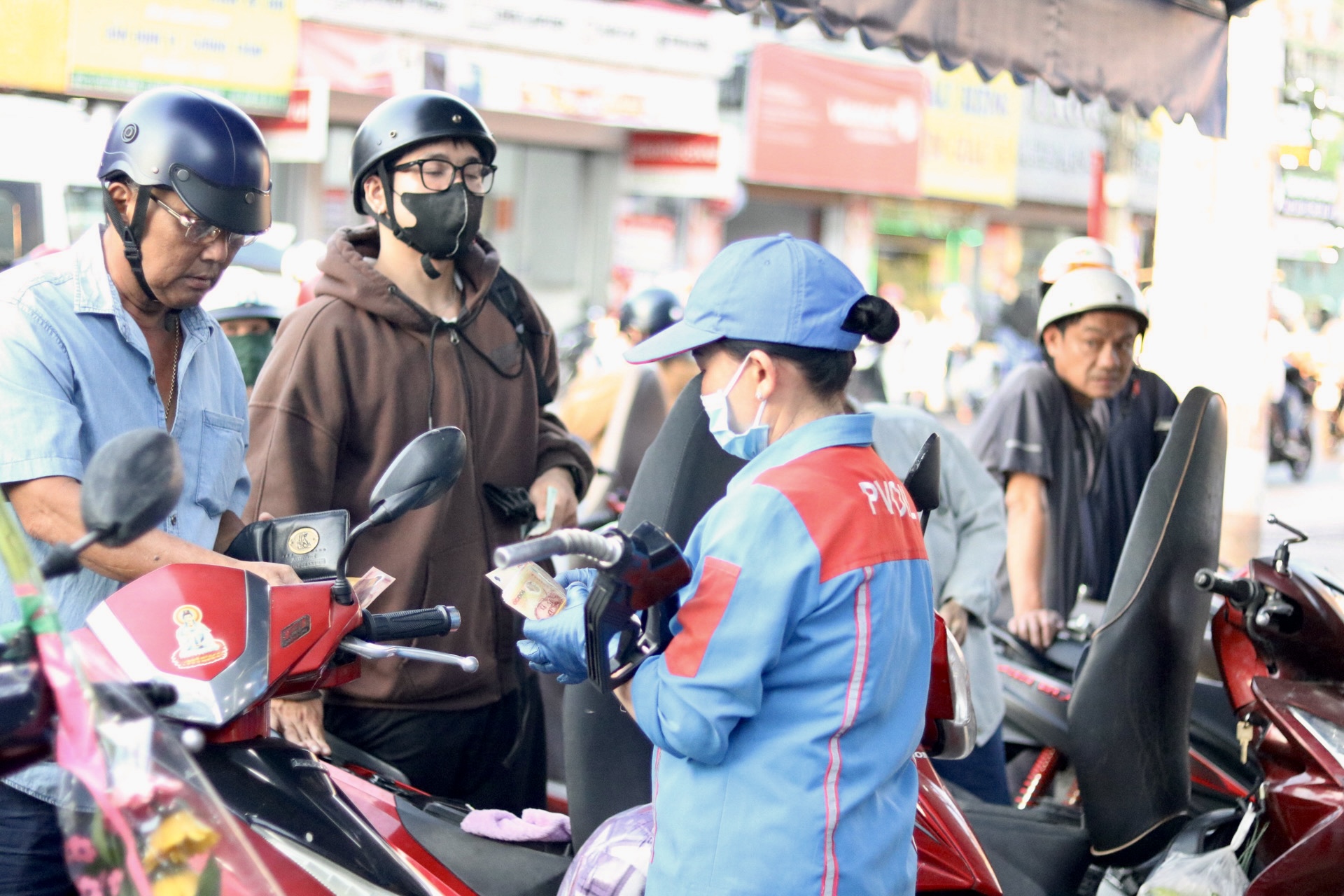 A commuter refuels at a Ho Chi Minh City petrol station on March 27. Govi Snell _ Al Jazeera_-1775367397