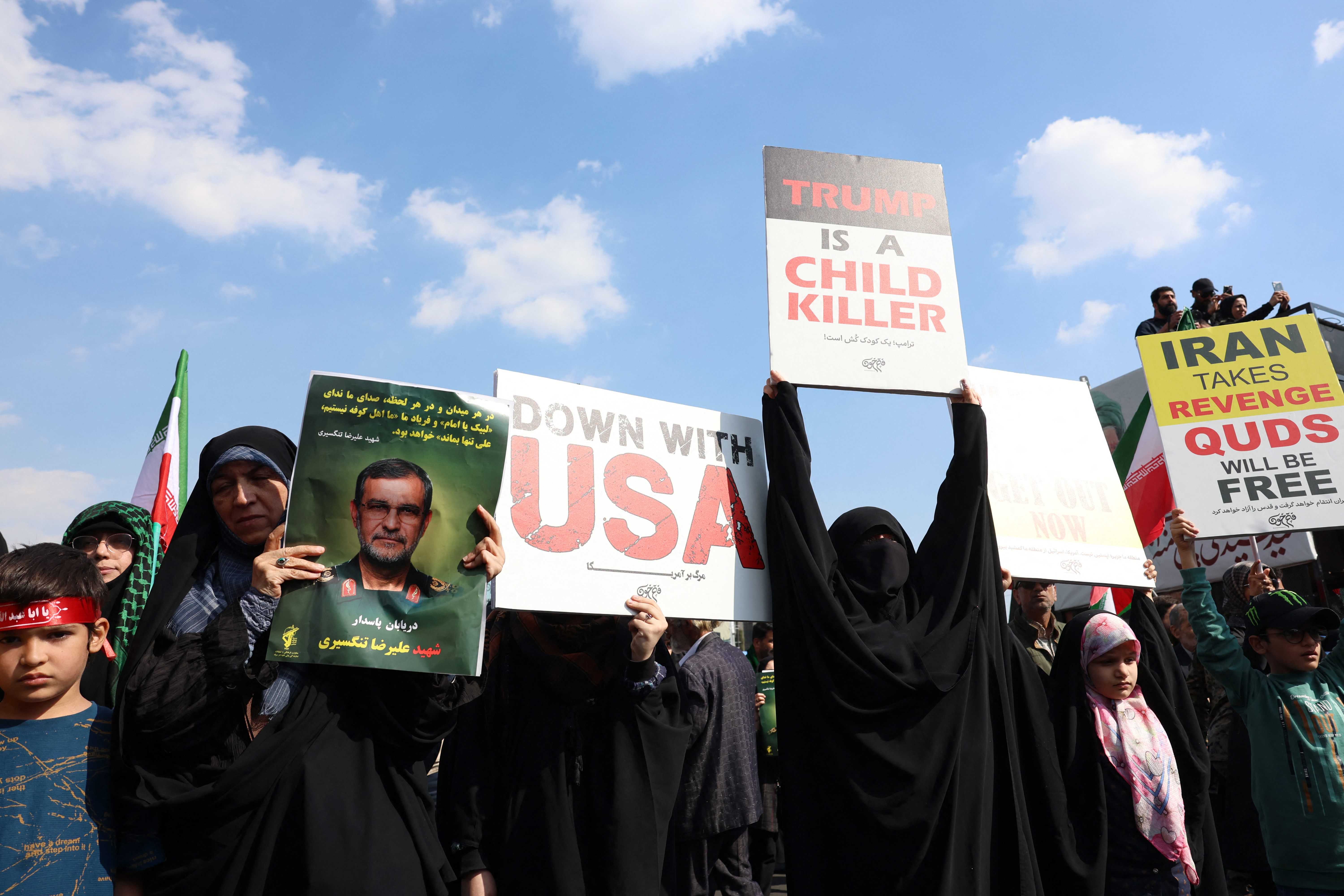 Mourners vow resistance as Iran marks Islamic republic's 47th anniversary