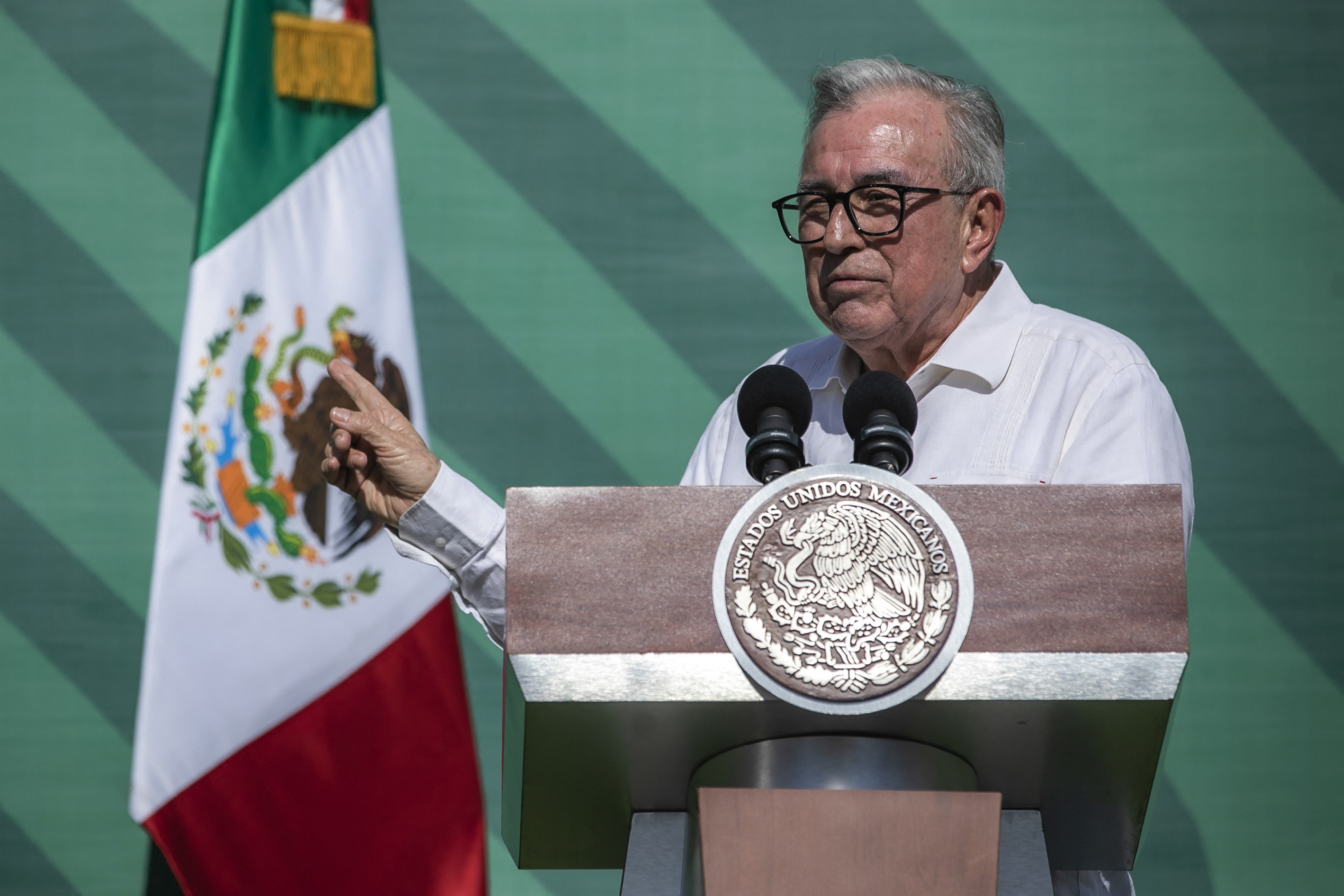(FILES) Sinaloa Governor Ruben Rocha Moya