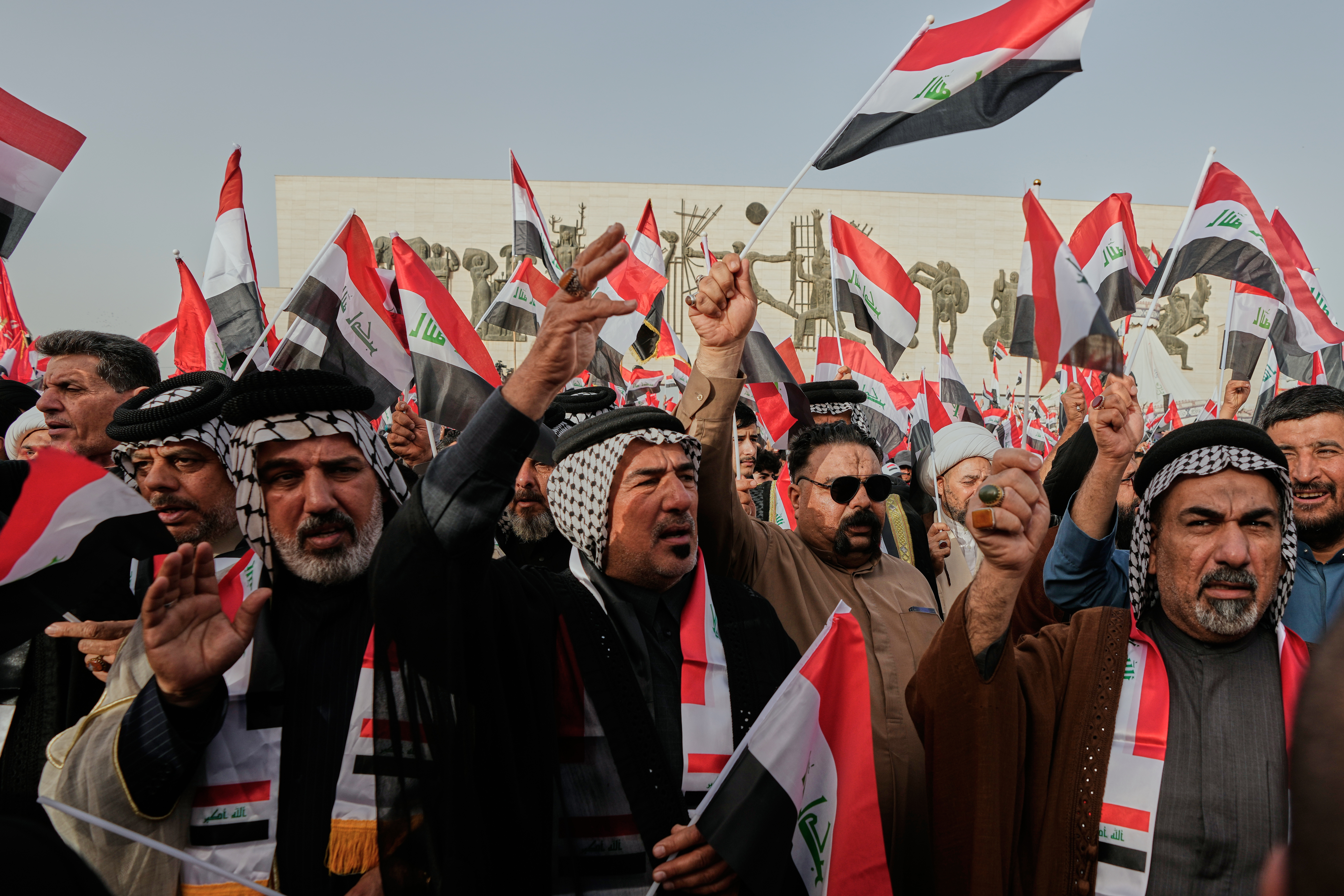 Thousands rally in Iraq against US-Israeli regional aggression