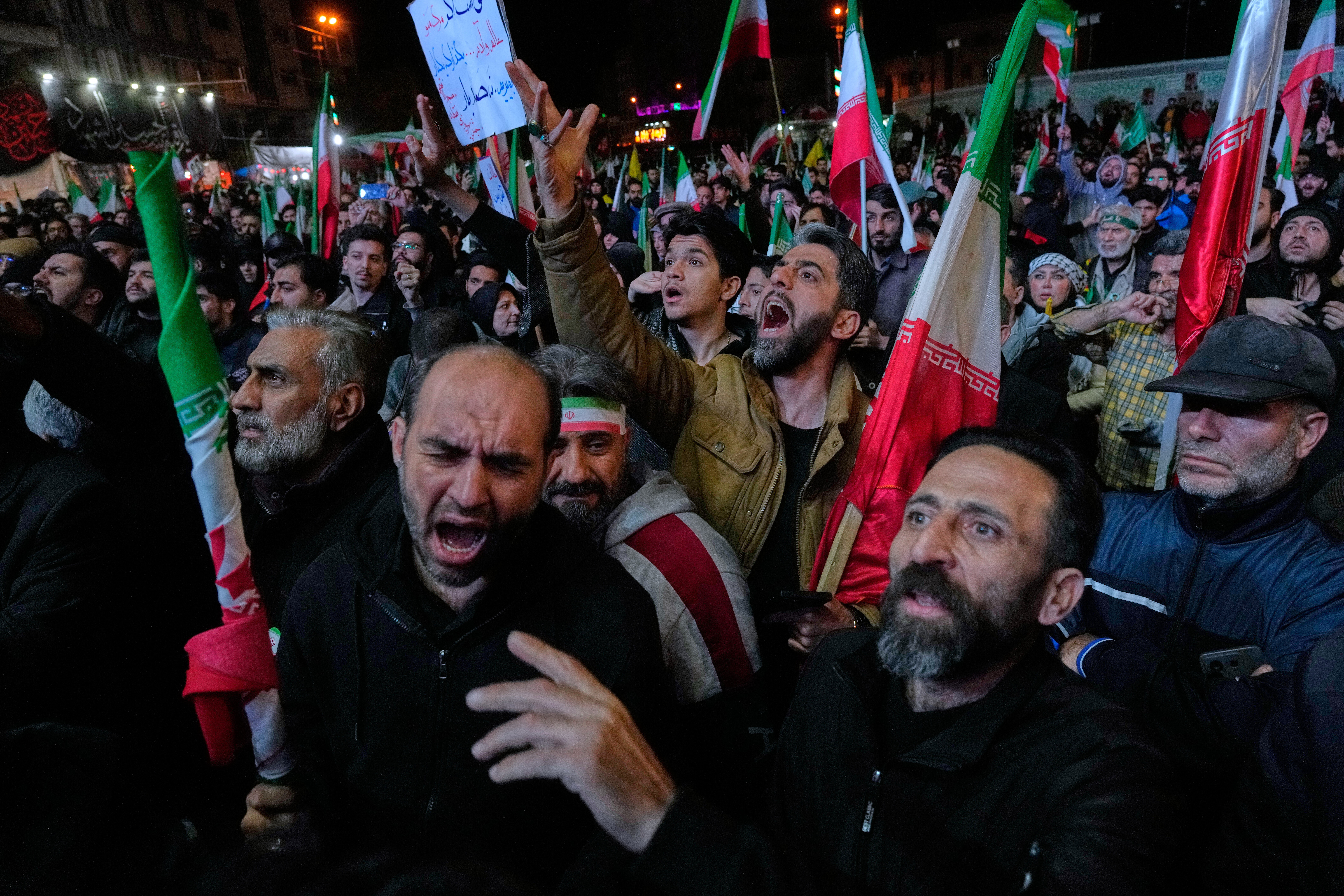 Celebrations in the Iranian capital Tehran