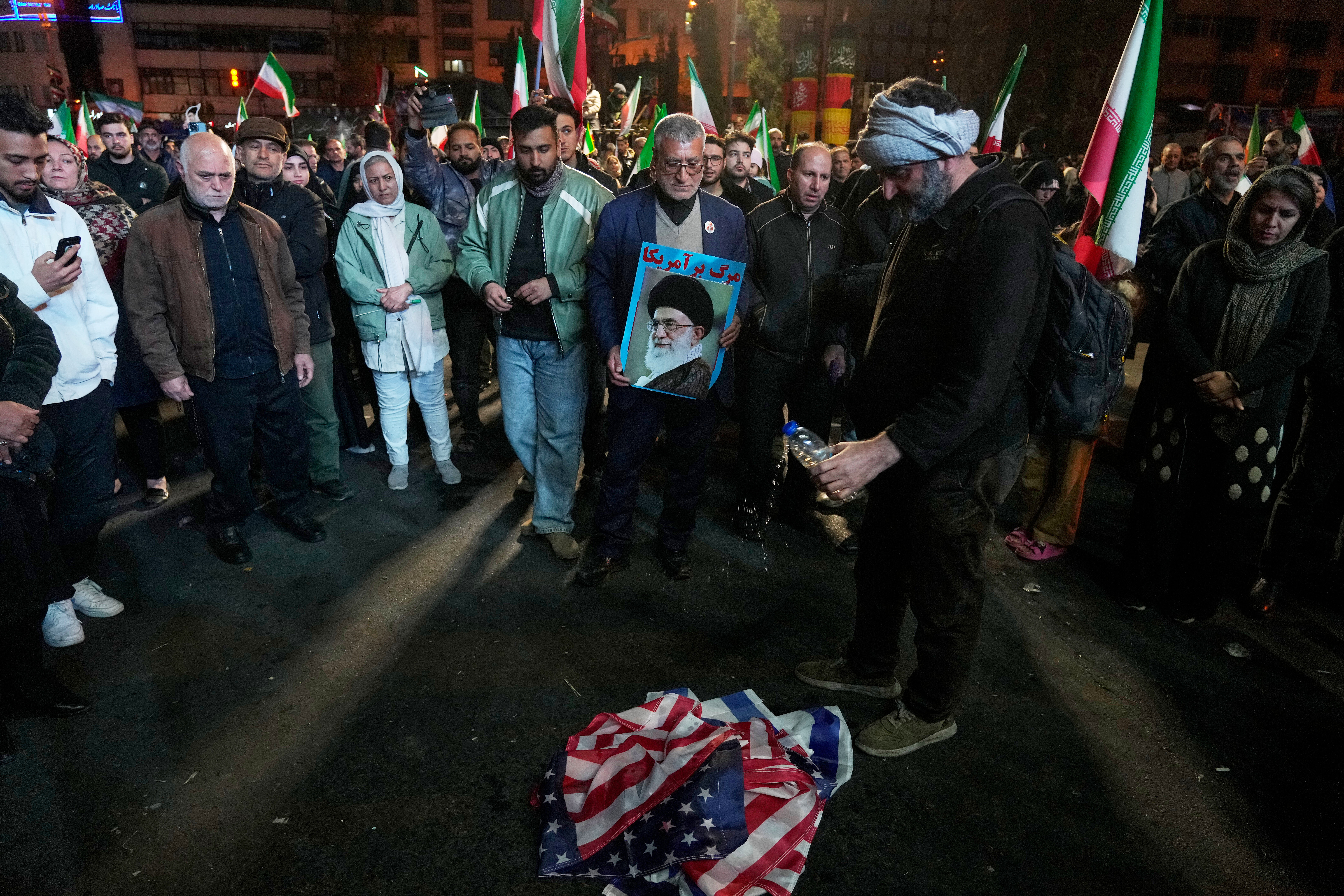 Celebrations in the Iranian capital Tehran