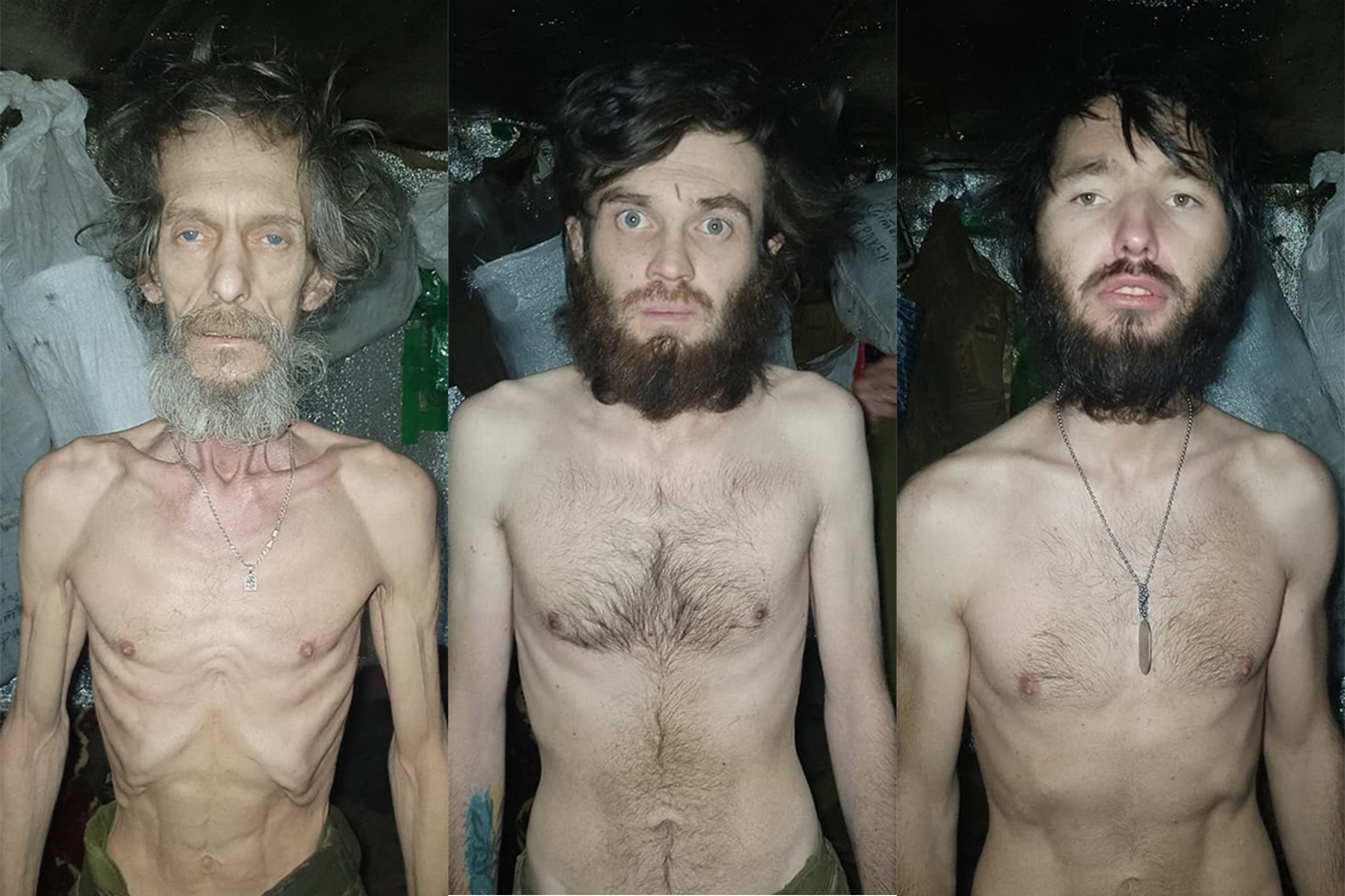 emaciated soldiers