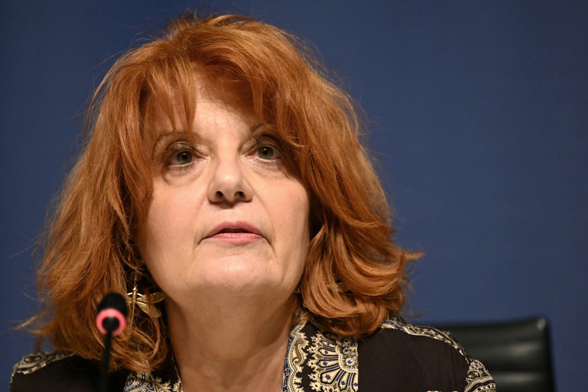 Public Prosecutor of Paris Laure Beccuau delivers a news conference on March 25, 2026