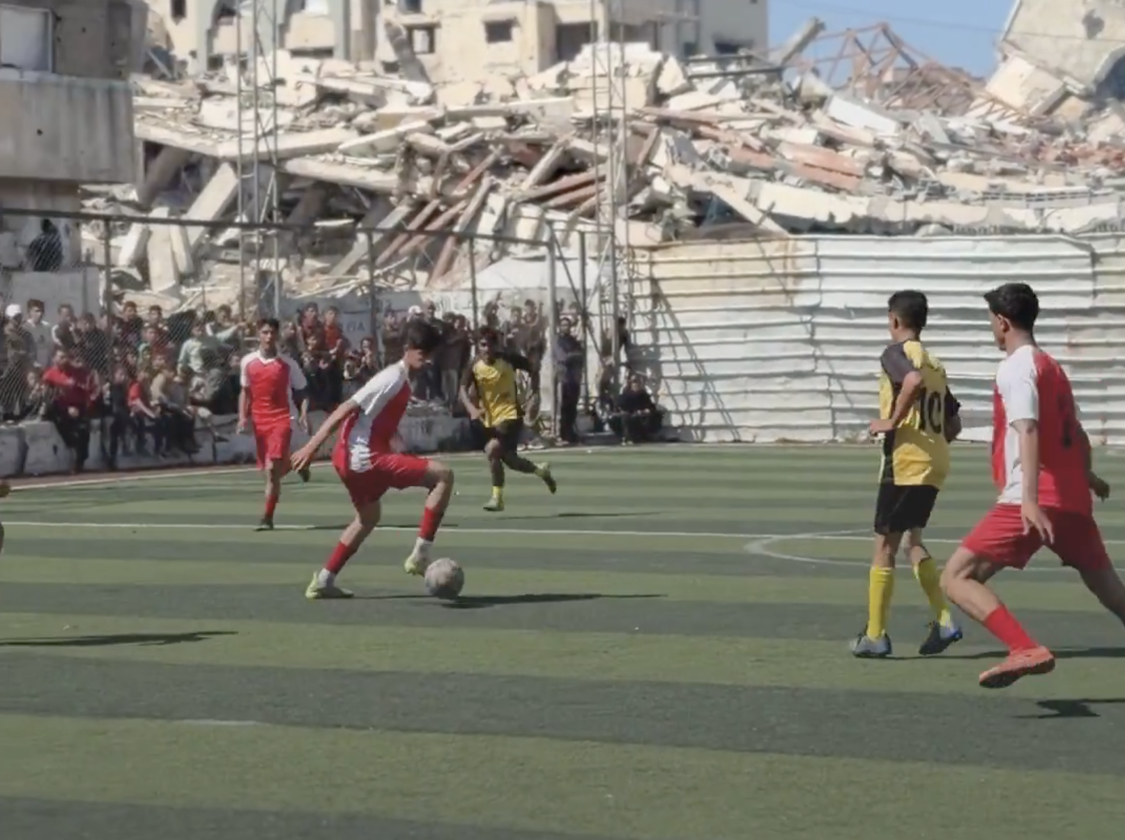 A Gaza Teen's Football Dream After Losing His Family [Screengrab/Al Jazeera]
