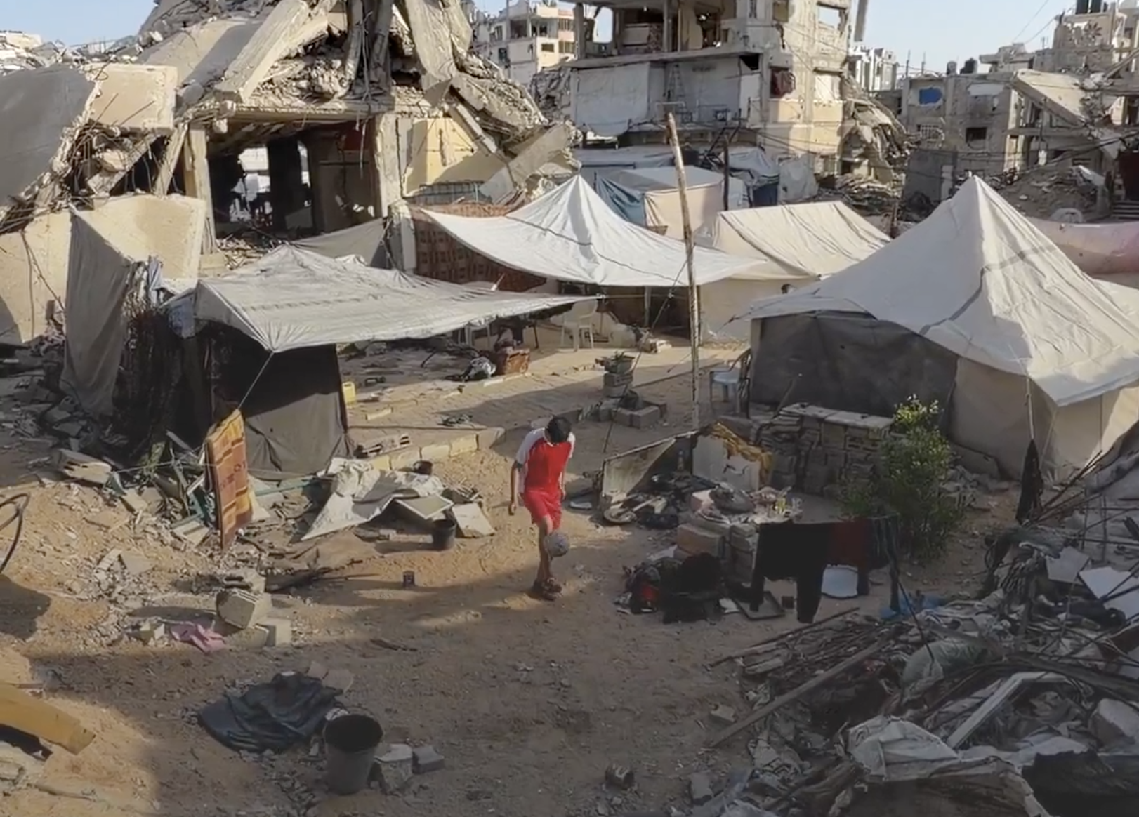 A Gaza Teen's Football Dream After Losing His Family [Screengrab/Al Jazeera]