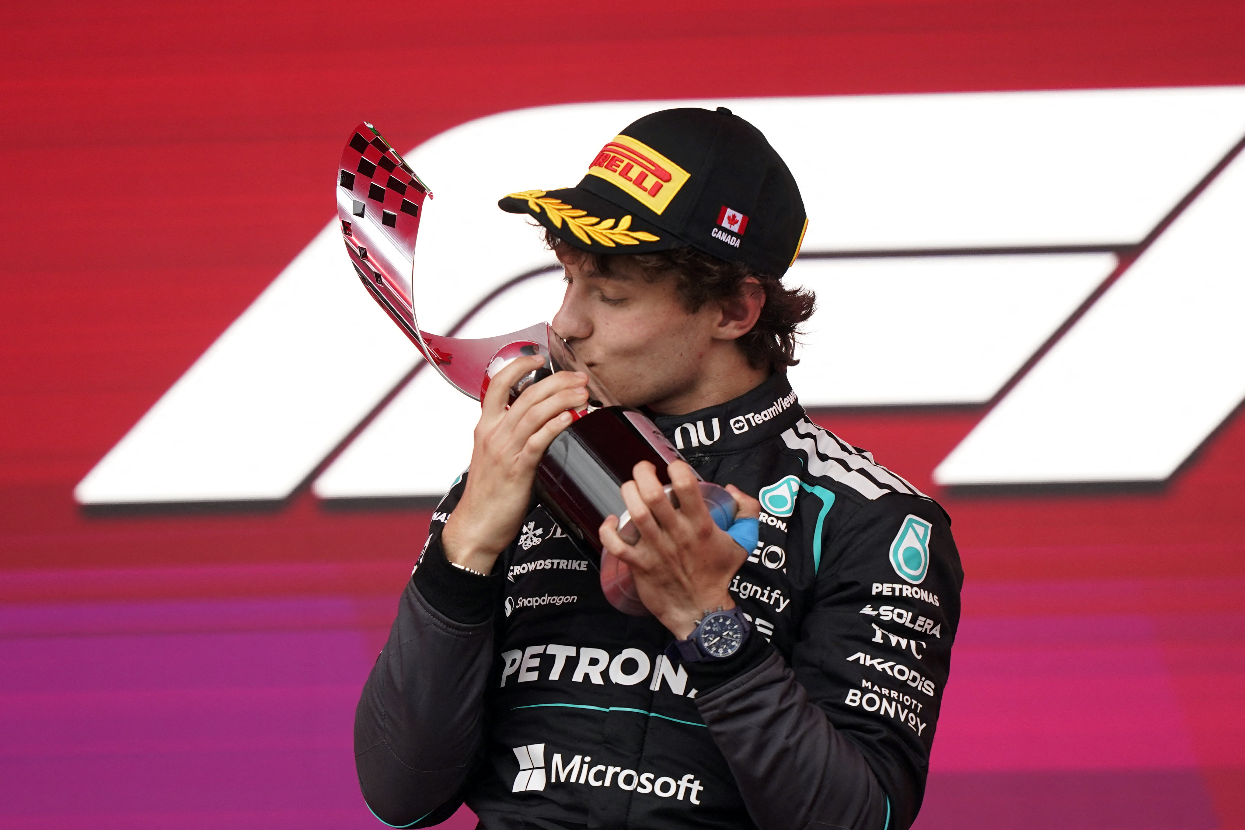 Mercedes' Italian driver Kimi Antonelli