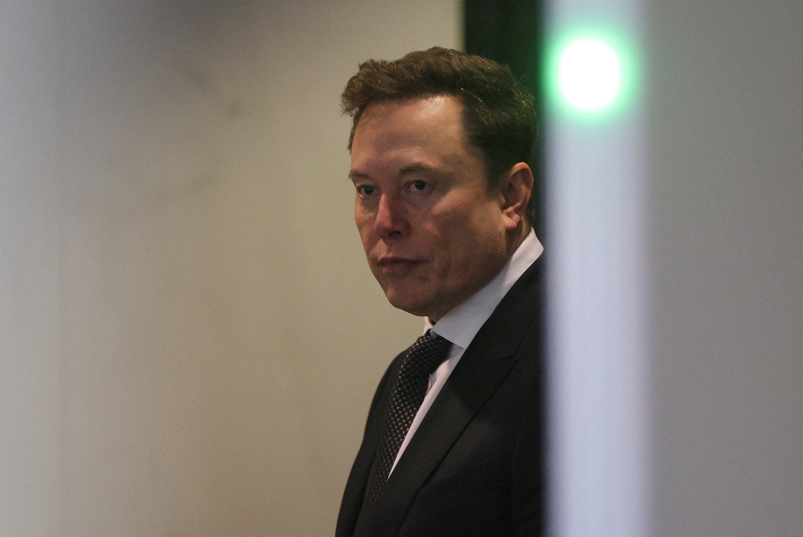 Elon Musk attends proceedings in his lawsuit against OpenAI in Oakland, California, the US, on April 29, 2026