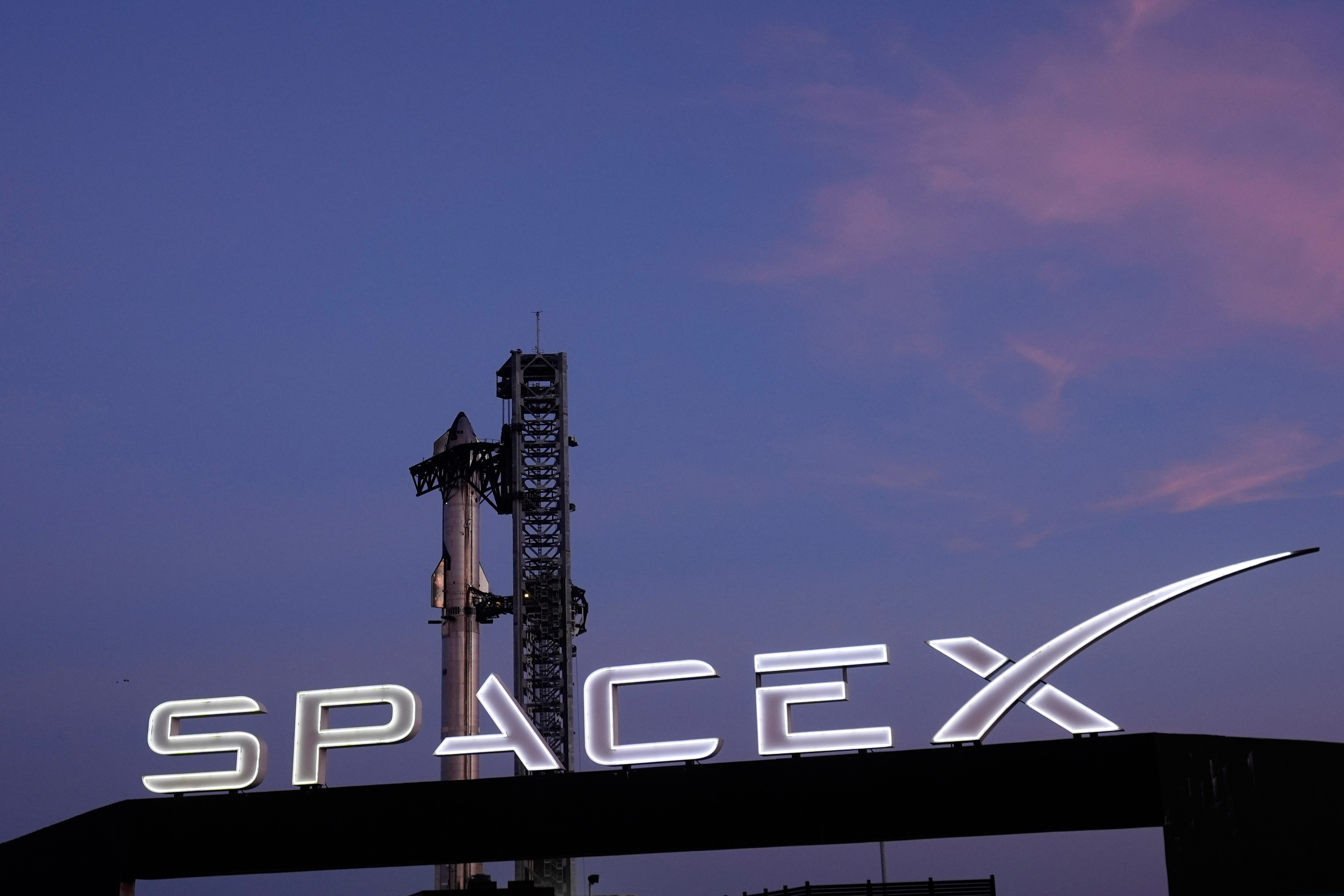 SpaceX’s mega rocket Starship prepares for a test flight from Starbase in Boca Chica, Texas, the US, on November 18, 2024