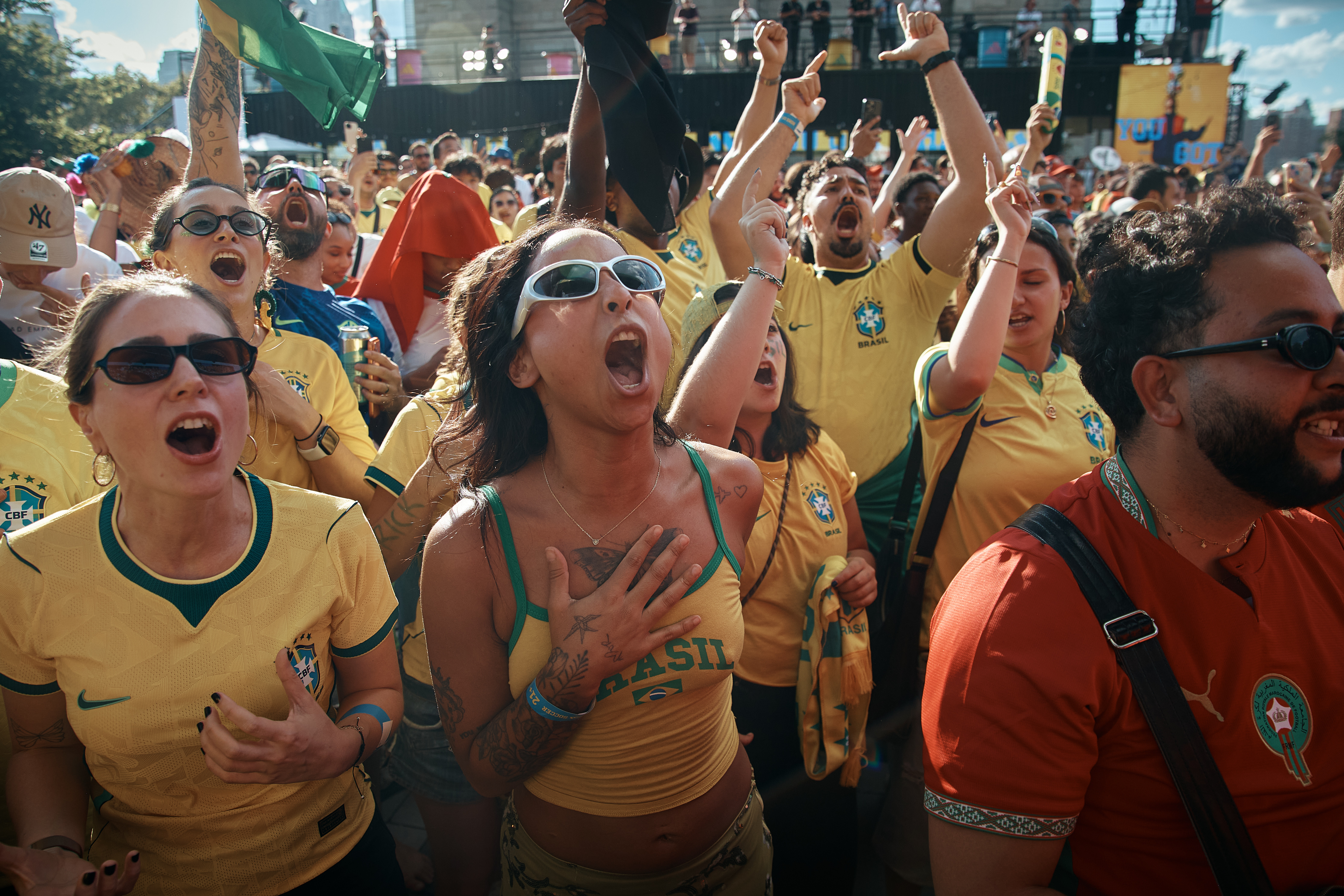 Football fans celebrate the World Cup across continents and cultures