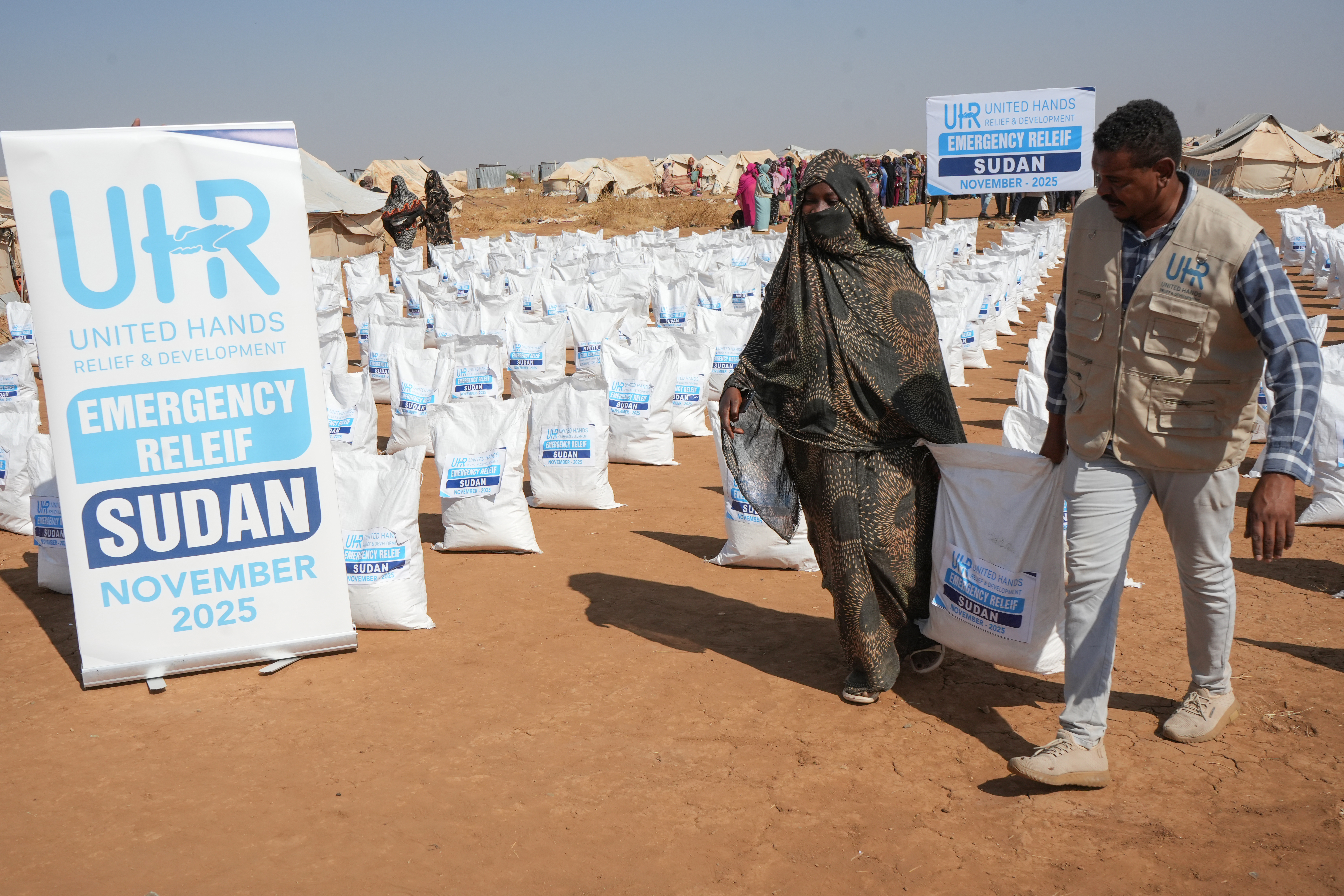 UHR distributes food parcels to vulnerable families in Sudan