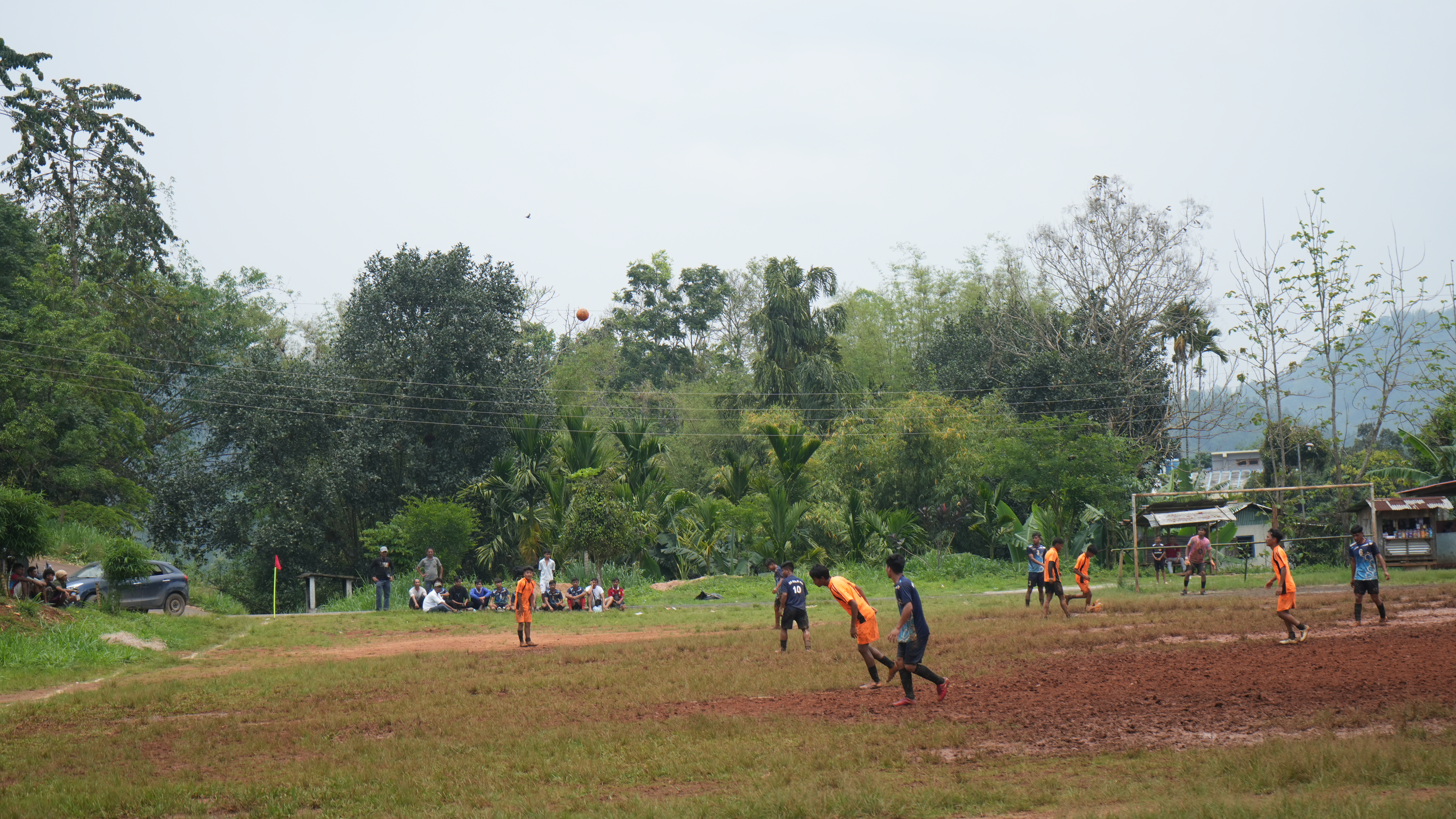 Football tournaments form part of the niangtaser festival, reflecting the coincidence that both the insect and the FIFA World Cup return every four years