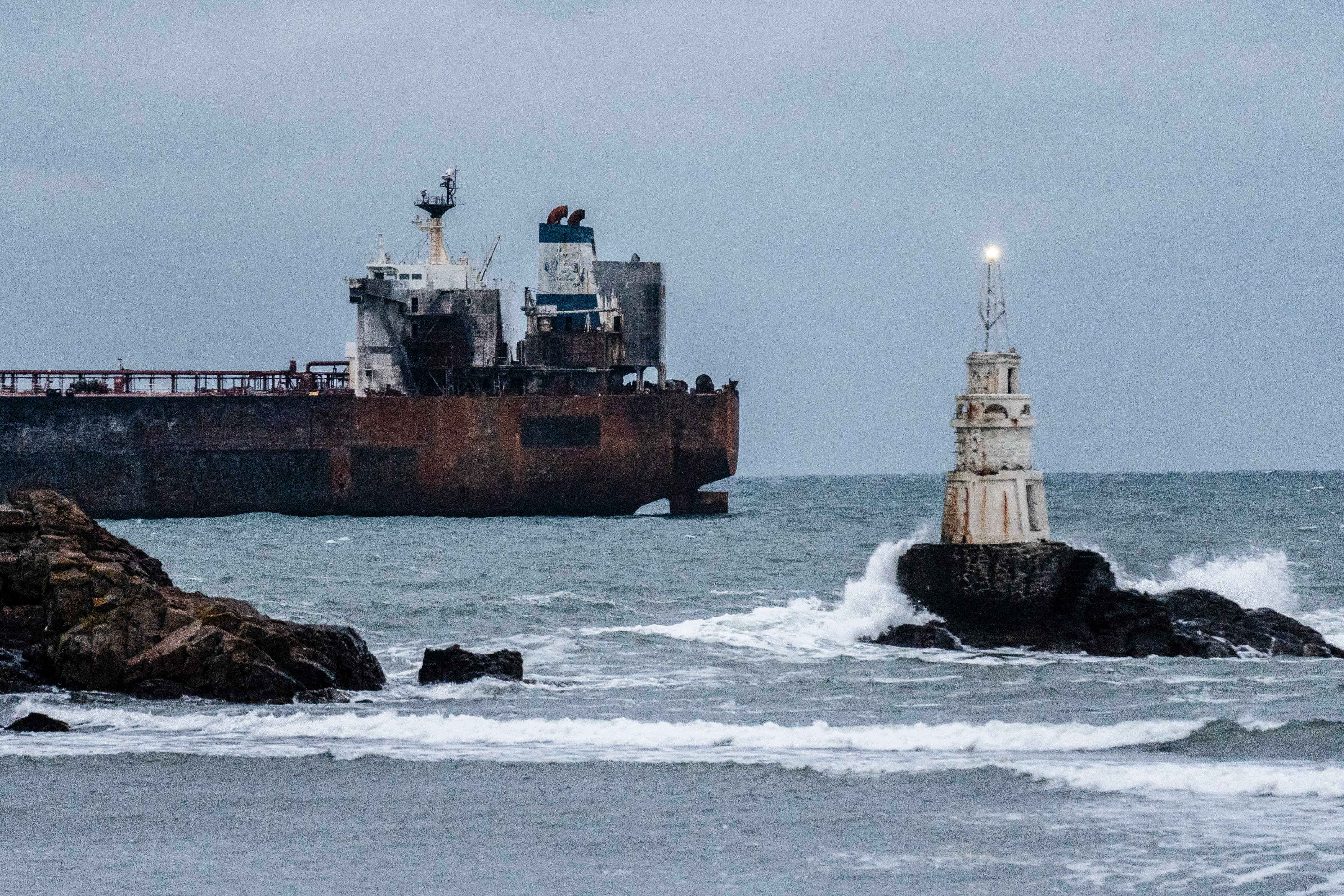 The Kairos oil tanker, a Gambian-flagged vessel believed to be part of Russia's shadow fleet