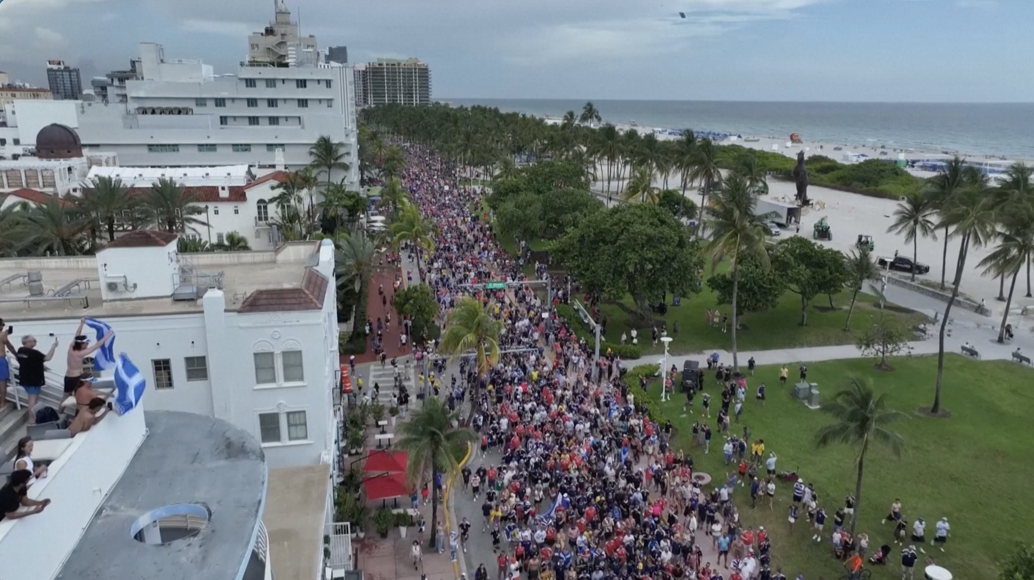 Scotland fans in Miami