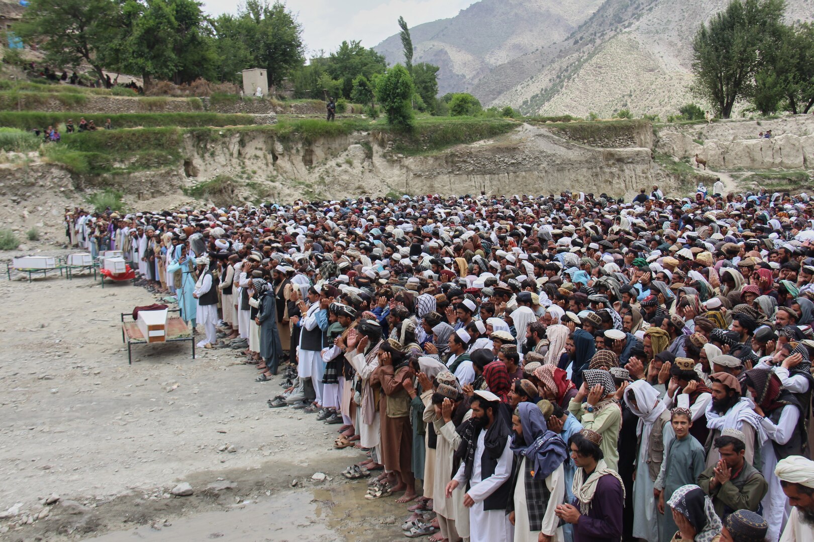 funeral for Afghans killed by Pakistani strikes