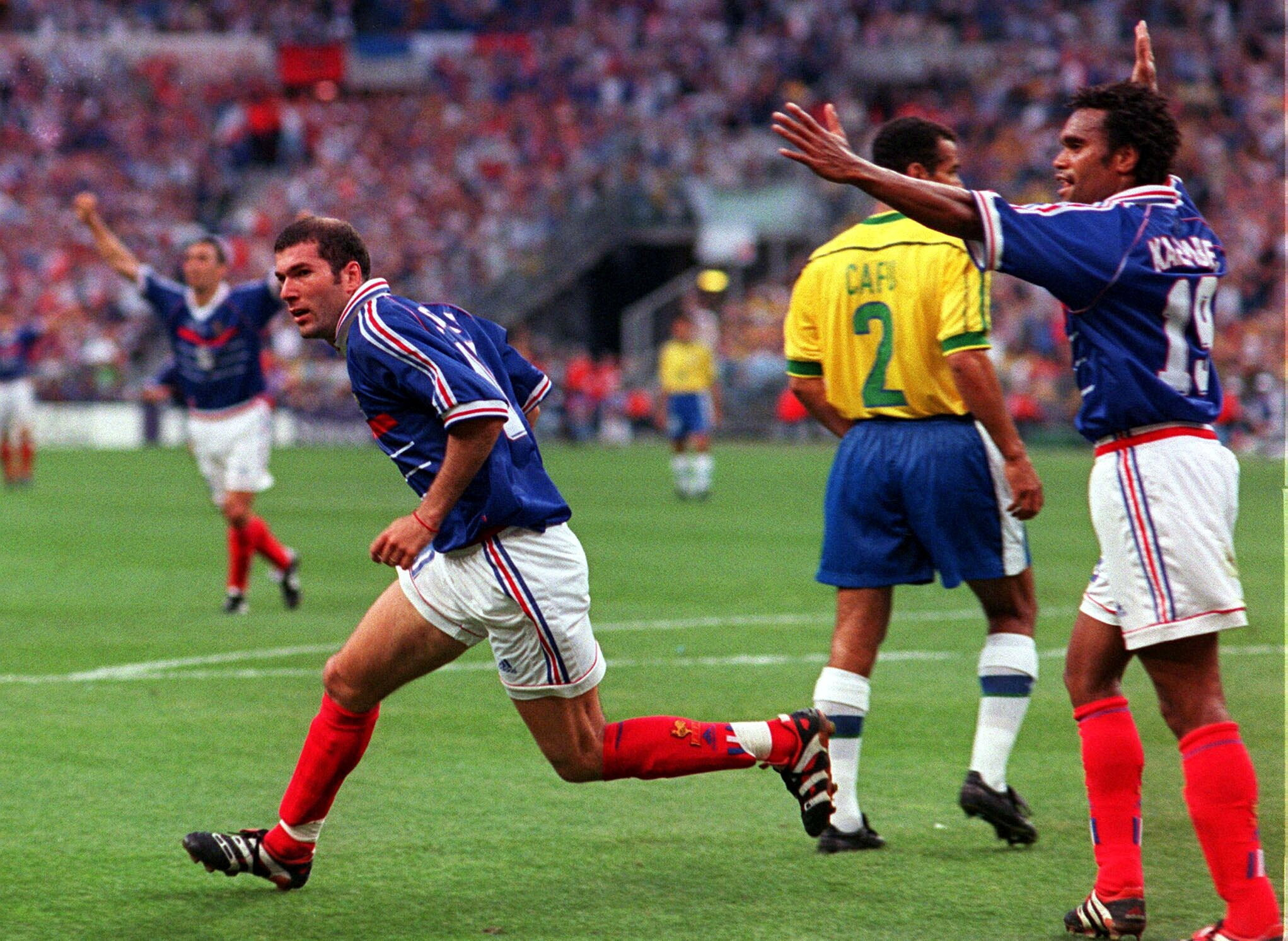 Capped 108 times, Zidane won the 1998 FIFA World Cup and scored 31 goals for France