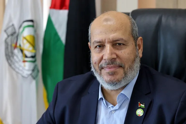 Khalil al-Hayya was chosen as Hamas’s new leader on Monday [File: Emmanuel Dunand/AFP]