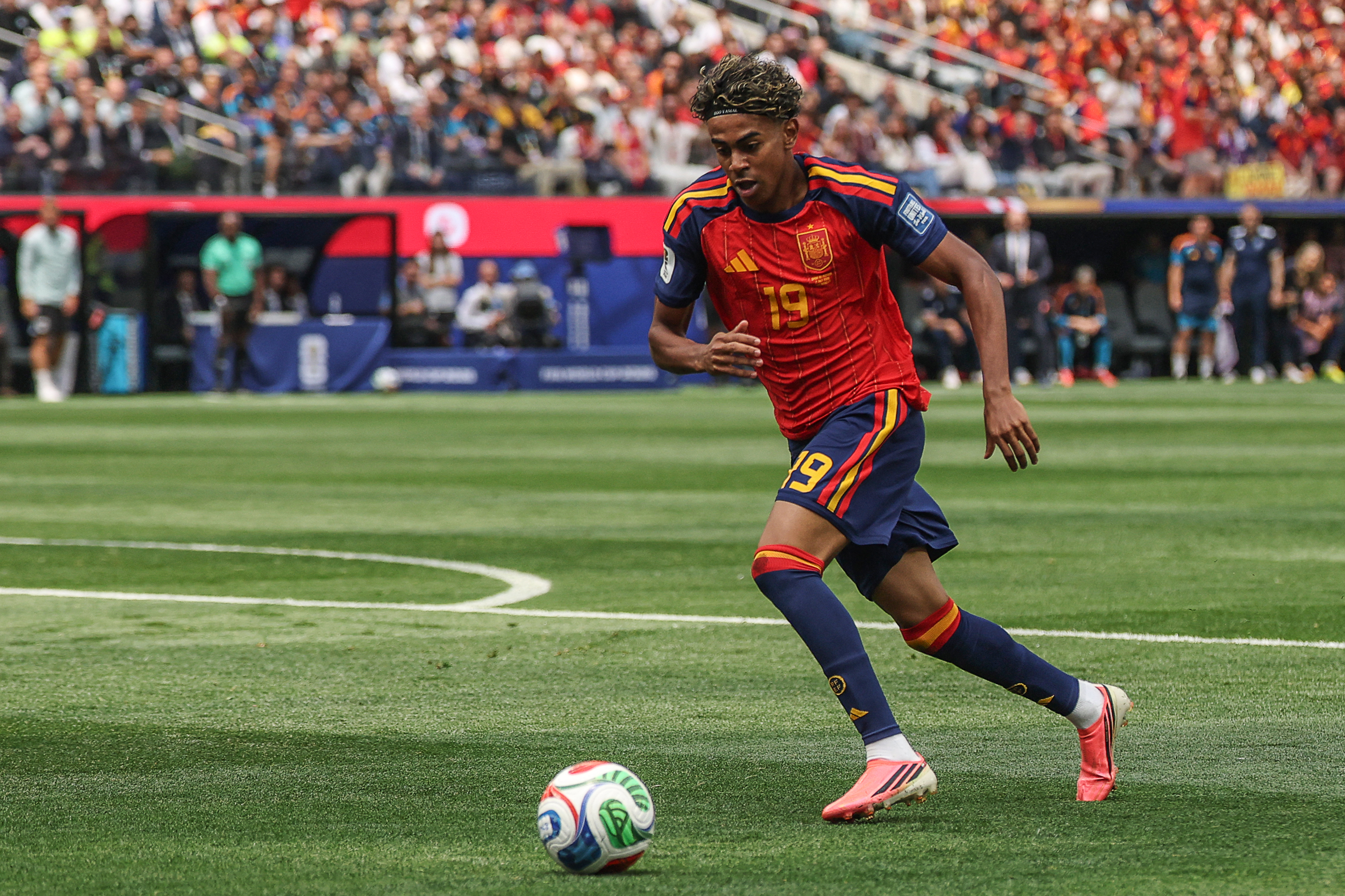 Spain forward Lamine Yamal is playing at his maiden World Cup