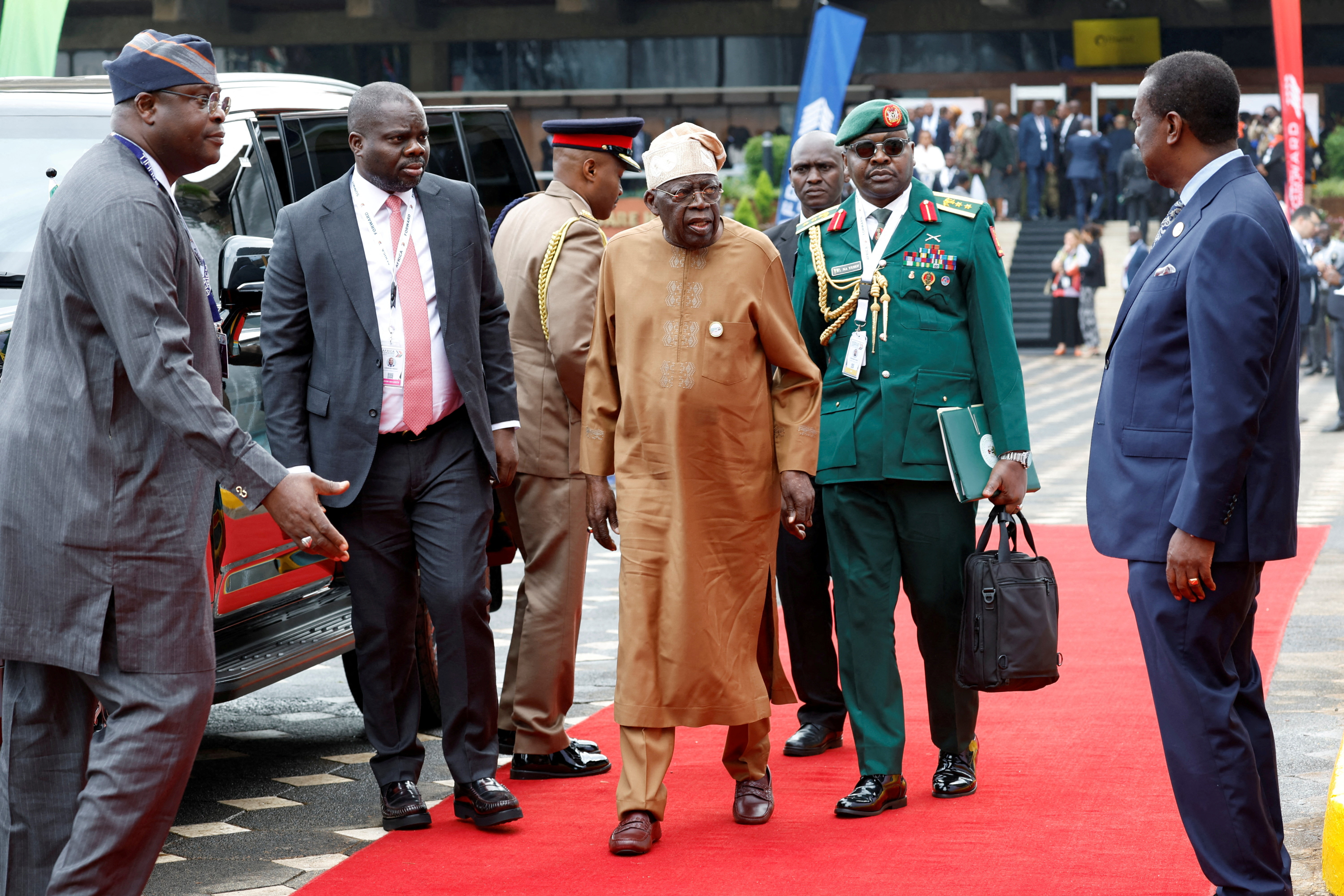Nigerian President Bola Tinubu has faced growing criticism over insecurity, including a surge in mass kidnappings across the country. [Monicah Mwangi/Reuters]
