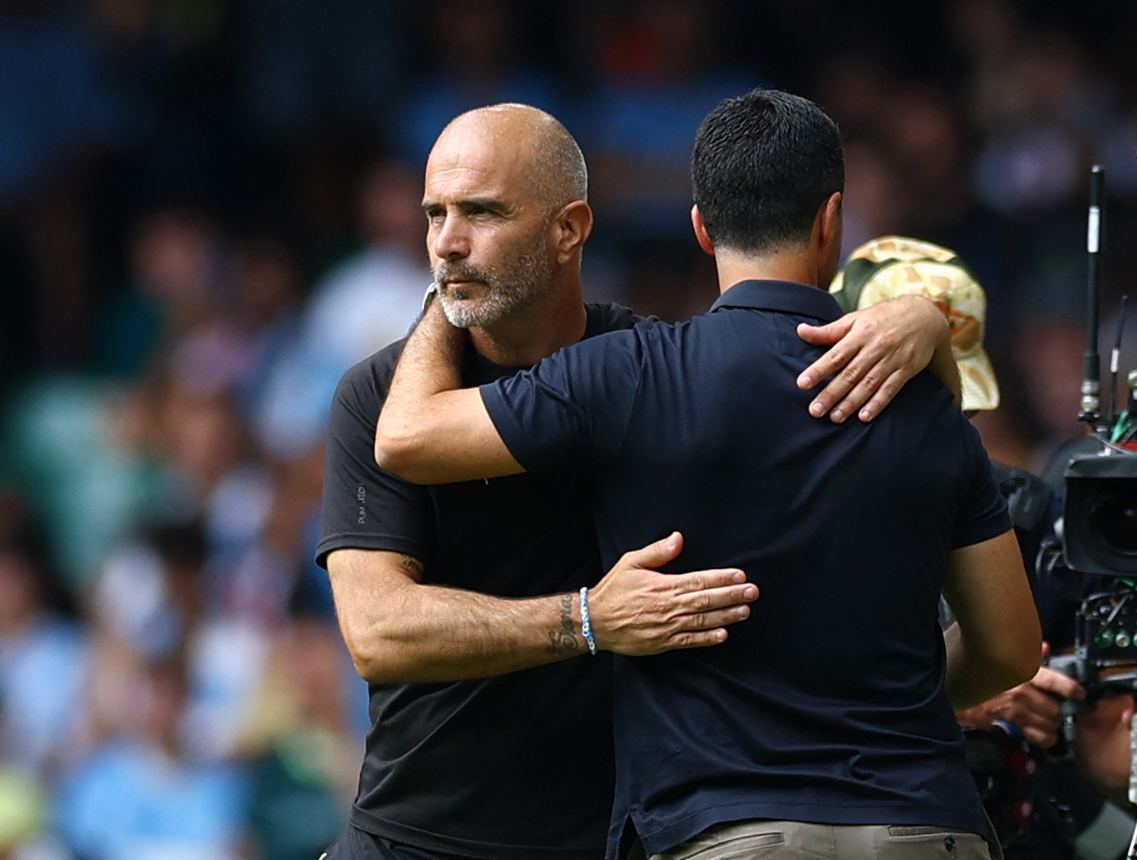 Manchester City manager Enzo Maresca and Arsenal manager Mikel Arteta will do battle in the Premier League