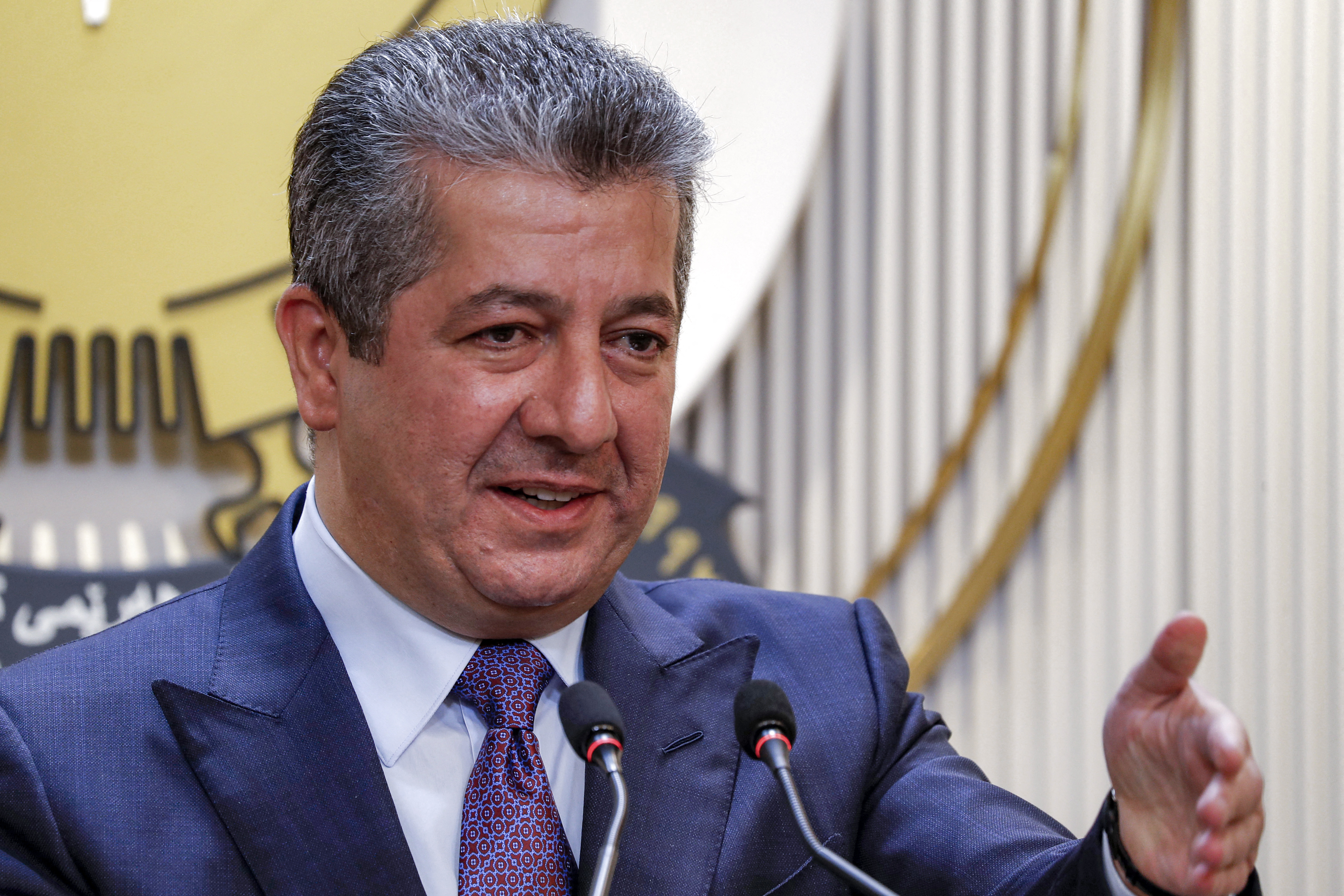 Masrour Barzani, prime minister of Iraq's Kurdistan Regional Government