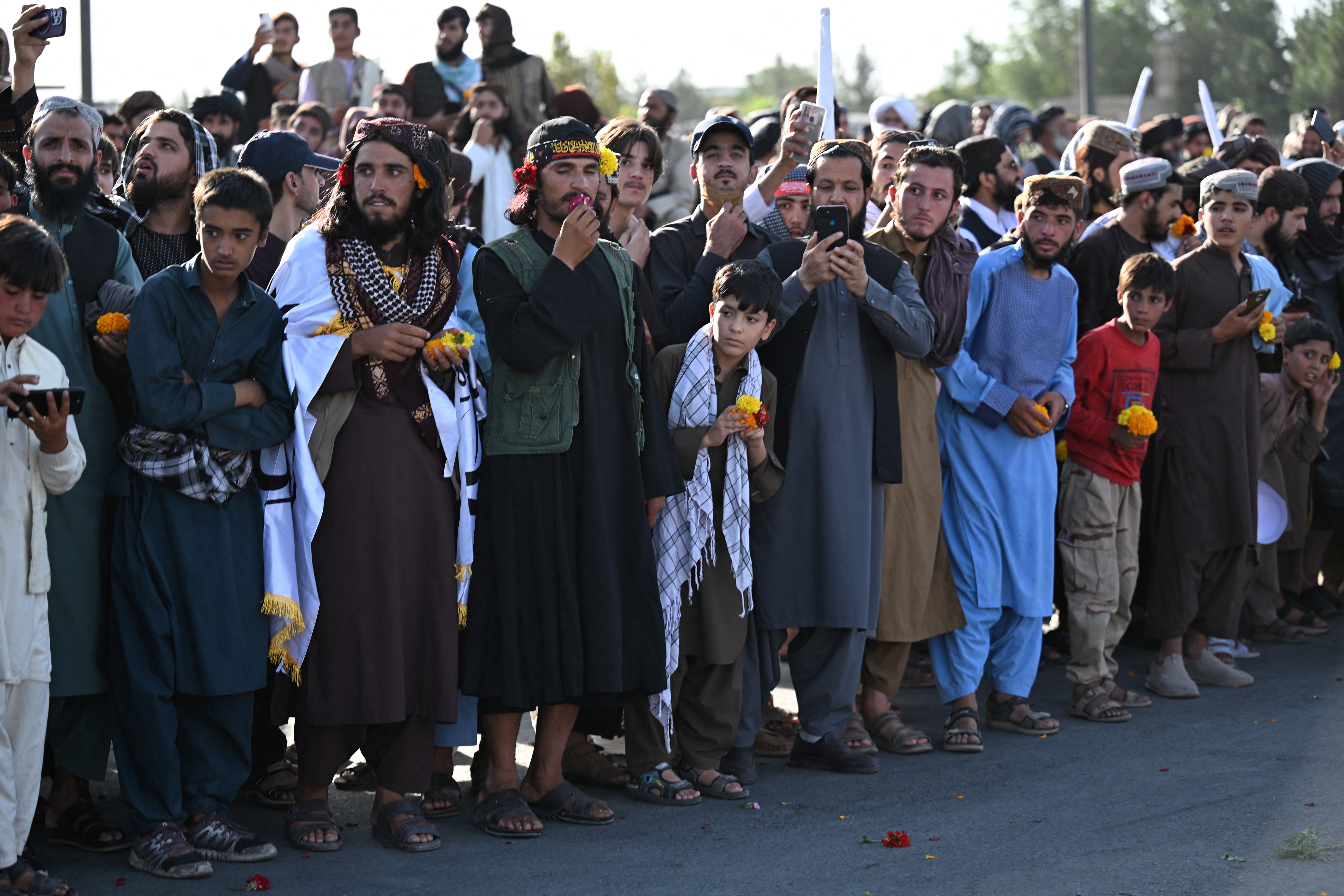Patriotic music and flags mark Taliban rule anniversary in Kabul