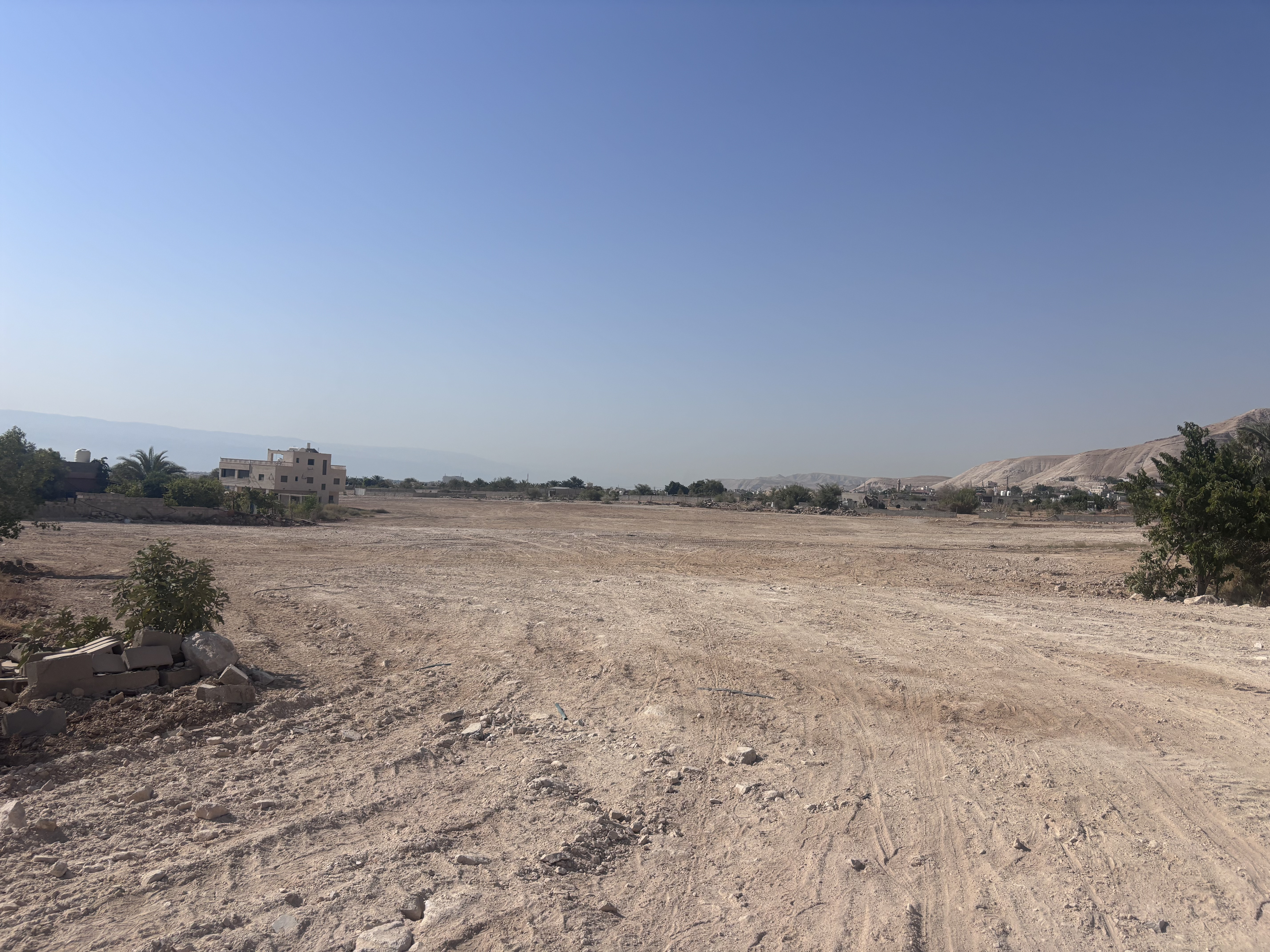 A view of the area Palestinian residents say was razed by an Israeli settler in Ein al-Duyuk [Al Jazeera]