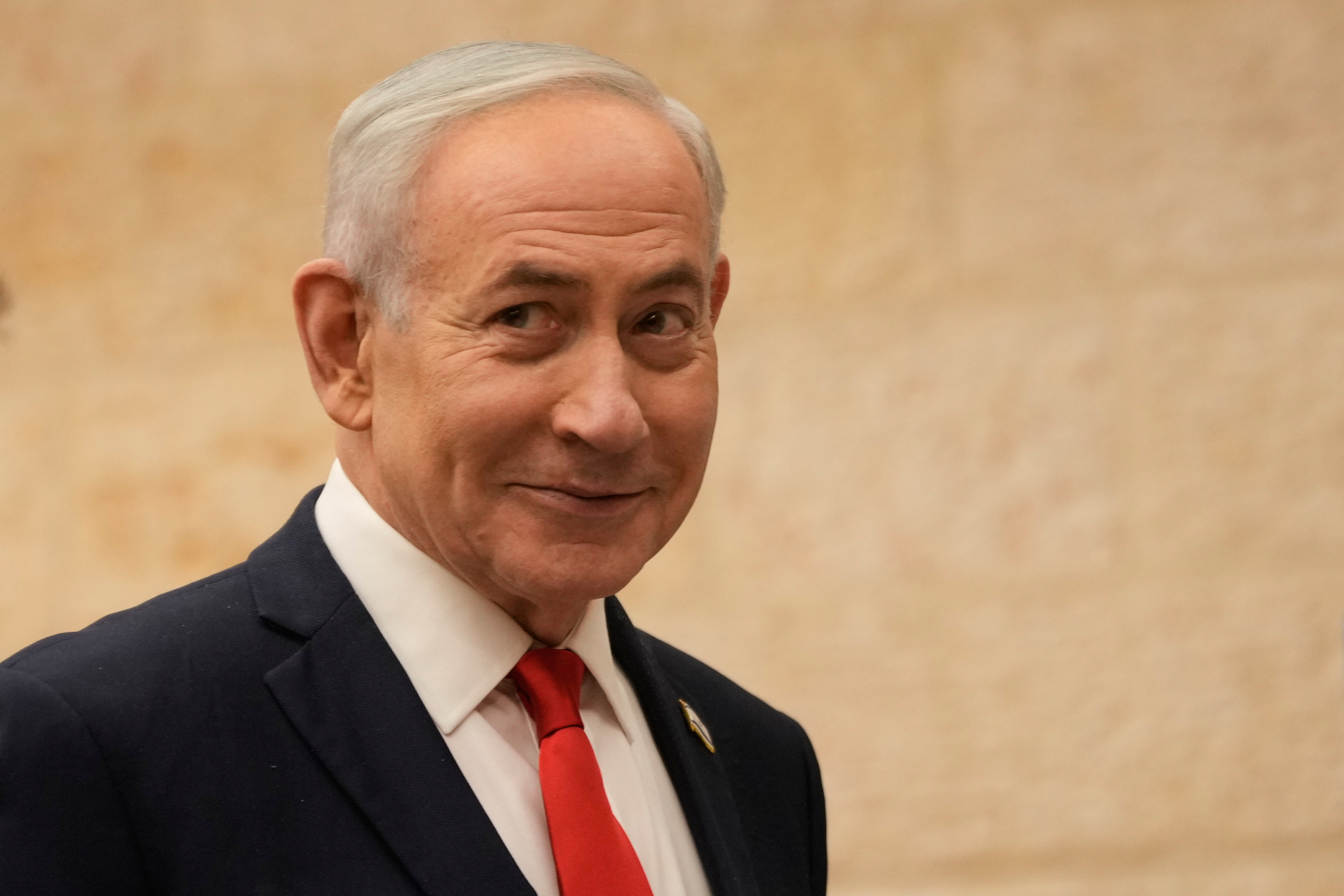 Israeli Prime Minister Benjamin Netanyahu, casts his ballot in his Likud party primary elections ahead of Israel's general election in October, in Jerusalem, Monday, Aug. 17, 2026. (AP Photo/Ohad Zwigenberg, Pool)